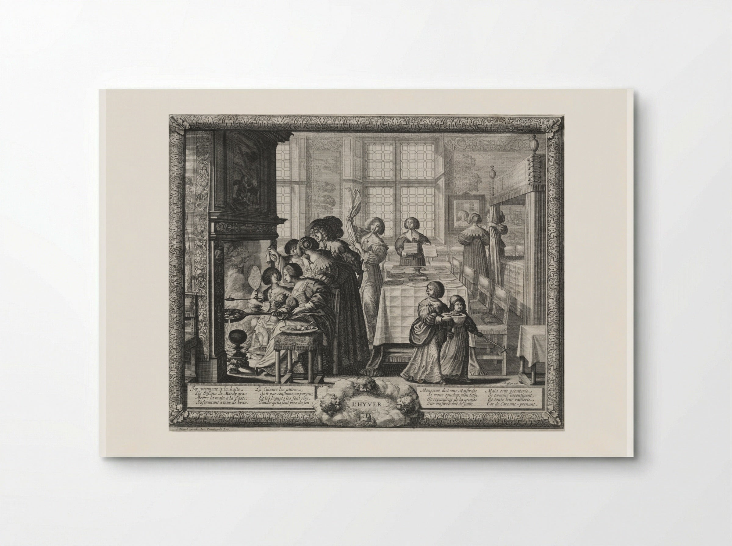 The Four Seasons: Winter - Abraham Bosse - Poster