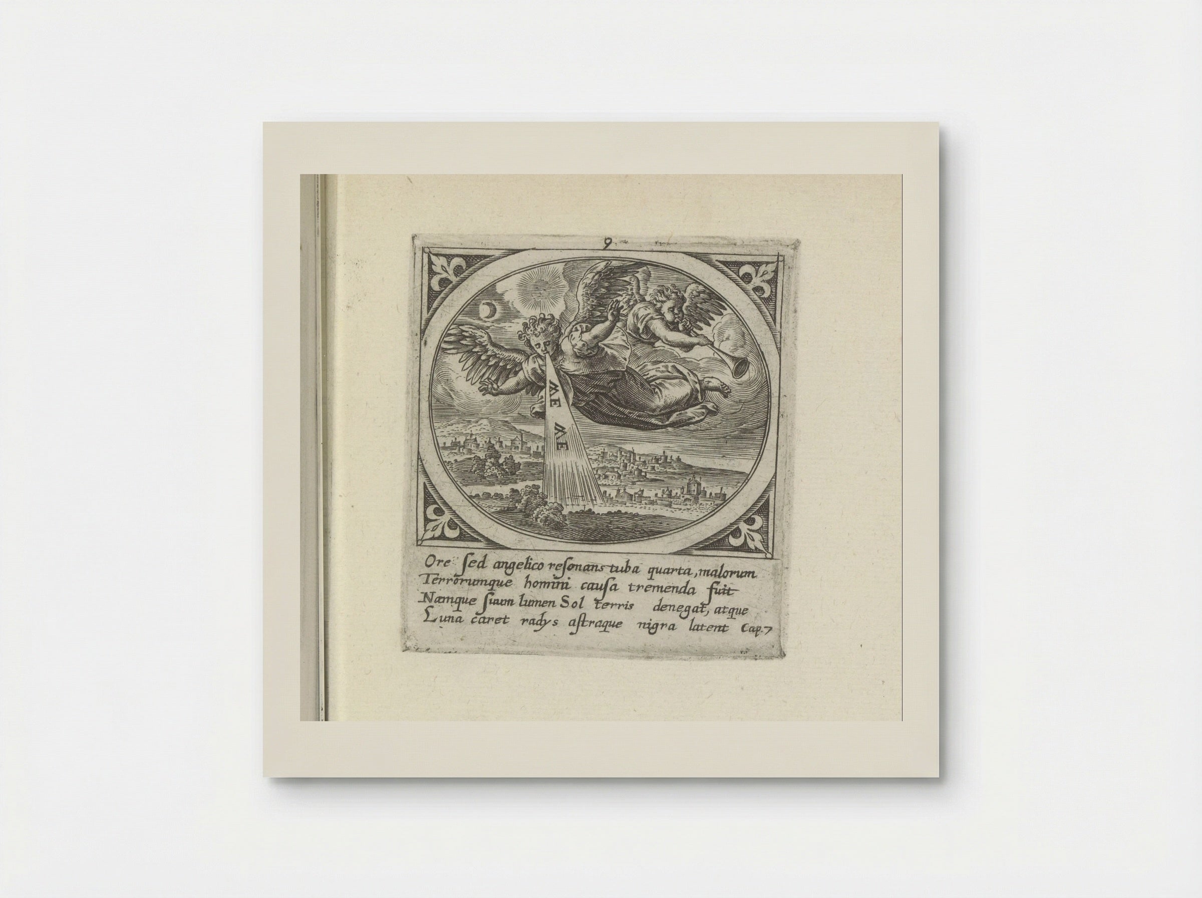 The Fourth Angel Sounds the Trumpet - Gerard de Jode - Poster
