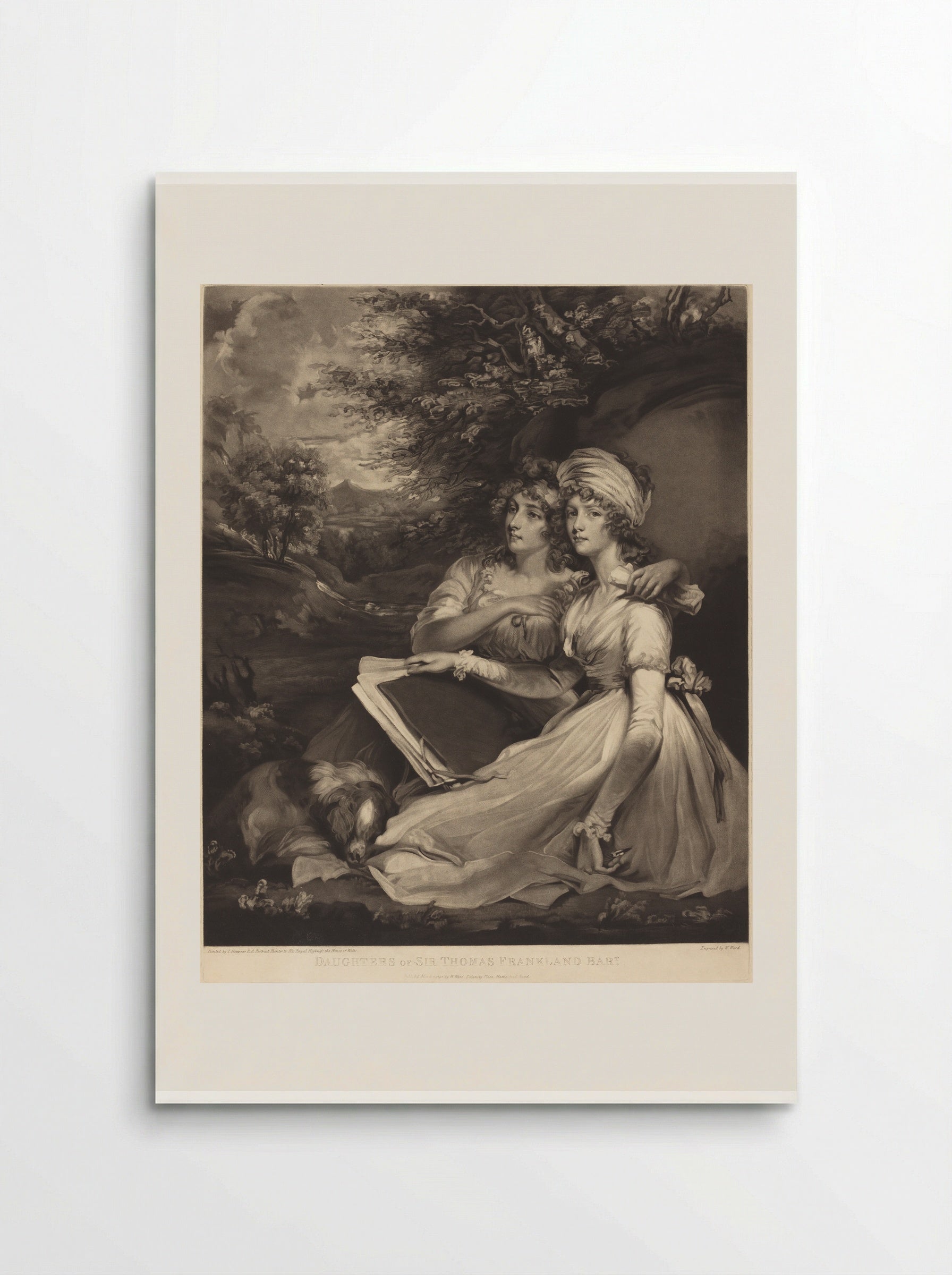 The Frankland Sisters - John Hoppner - Poster