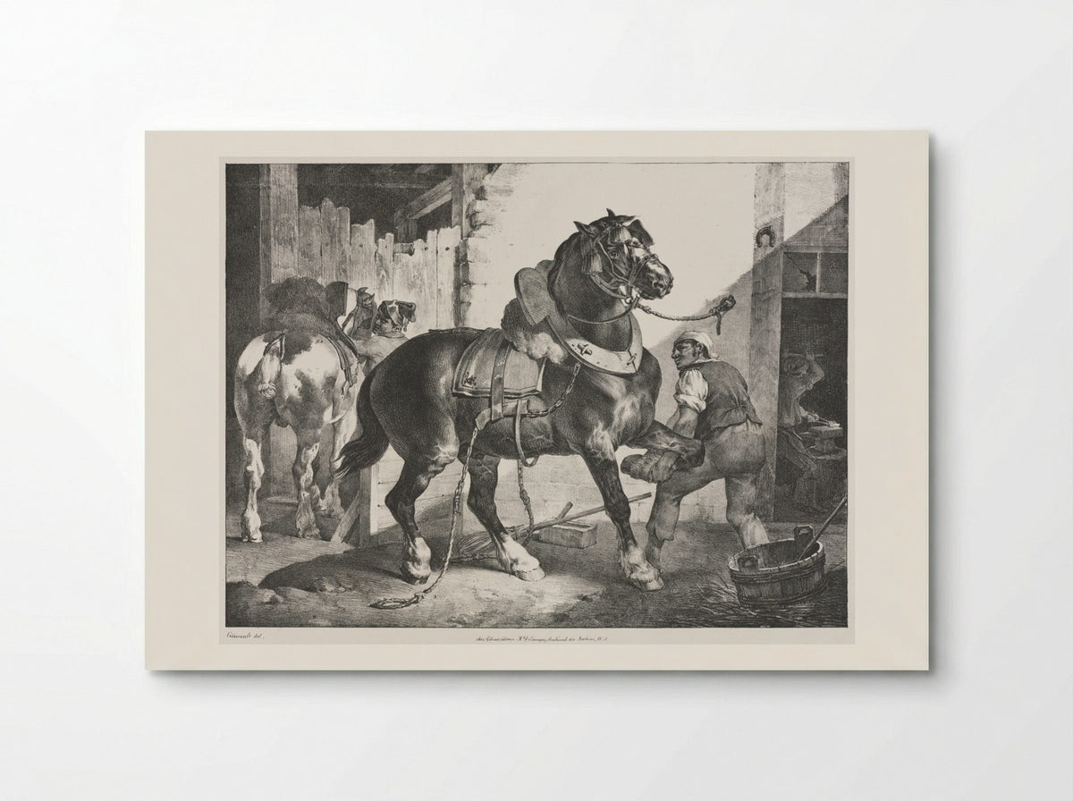 The French Blacksmith - Théodore Géricault - Poster