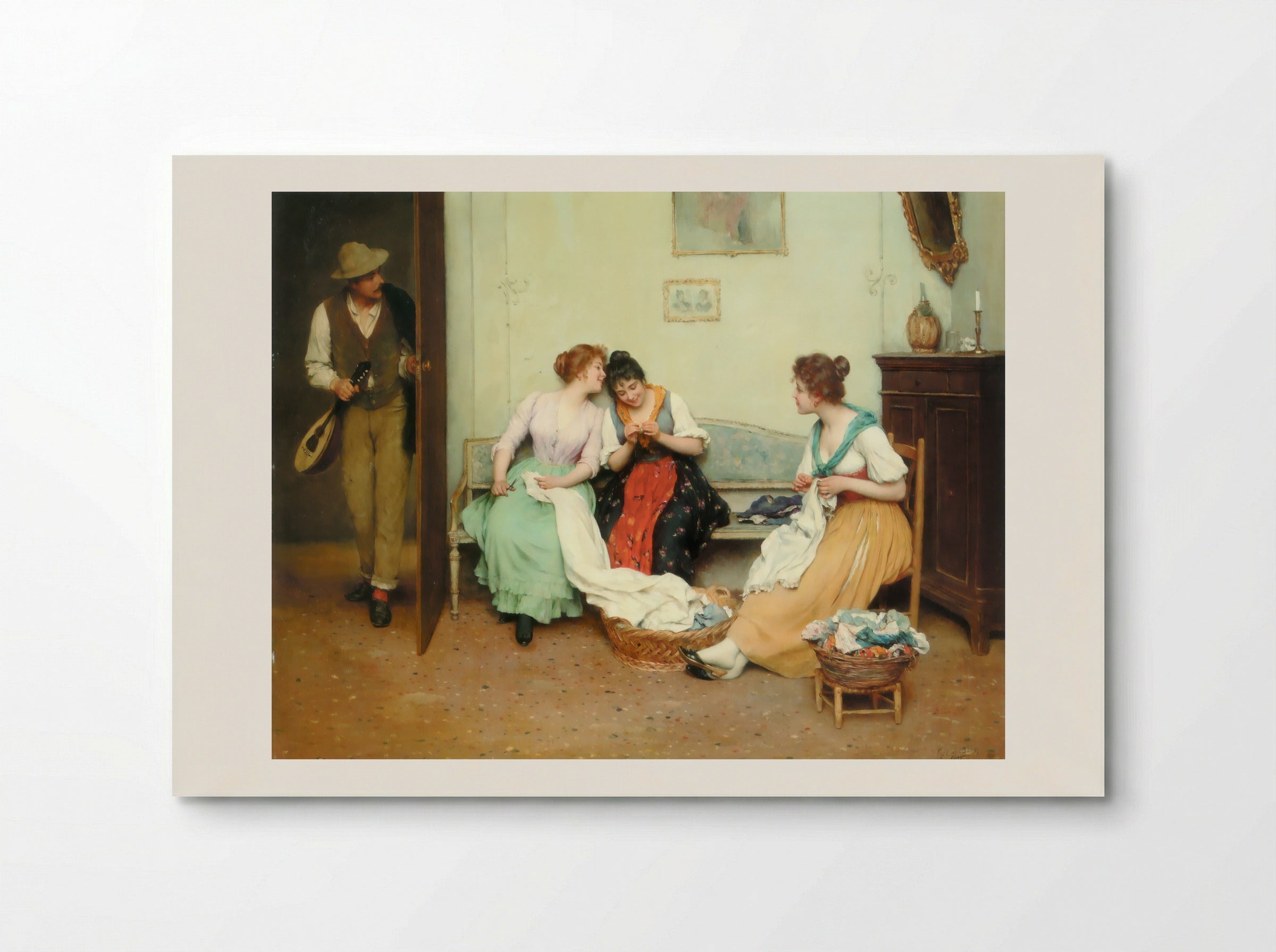 The Friendly Gossips - Eugene de Blaas - Poster