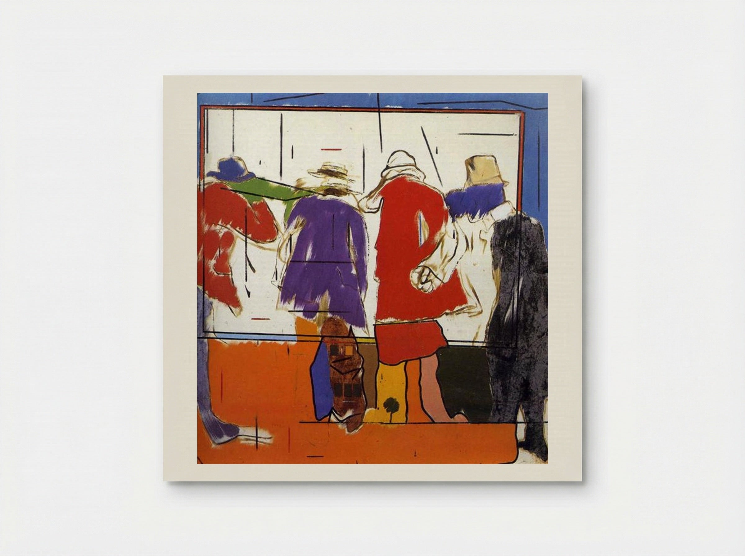 The Friendship and the Shadow of Betrayal - R. B. Kitaj - Poster