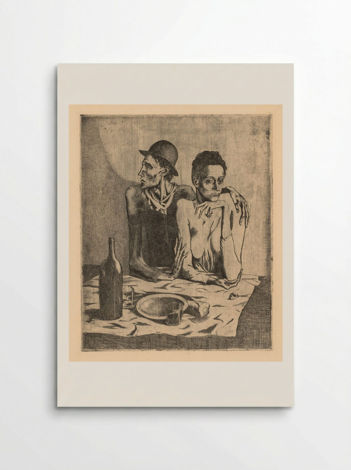 The Frugal Meal - Pablo Picasso - Poster