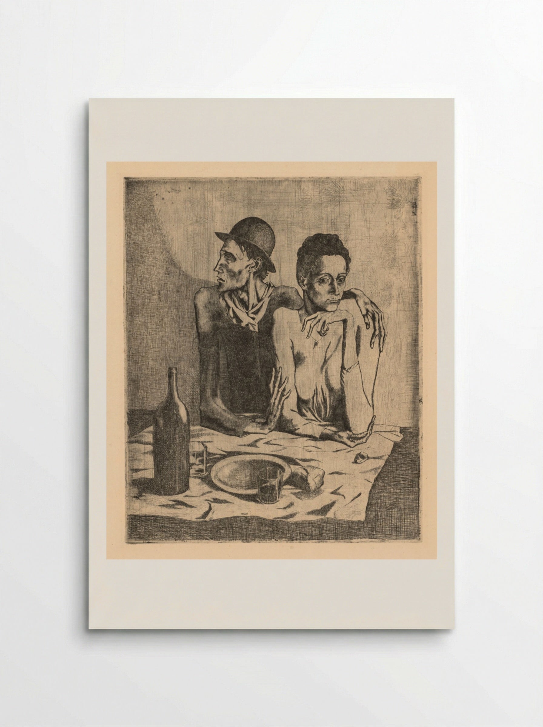 The Frugal Meal - Pablo Picasso - Poster