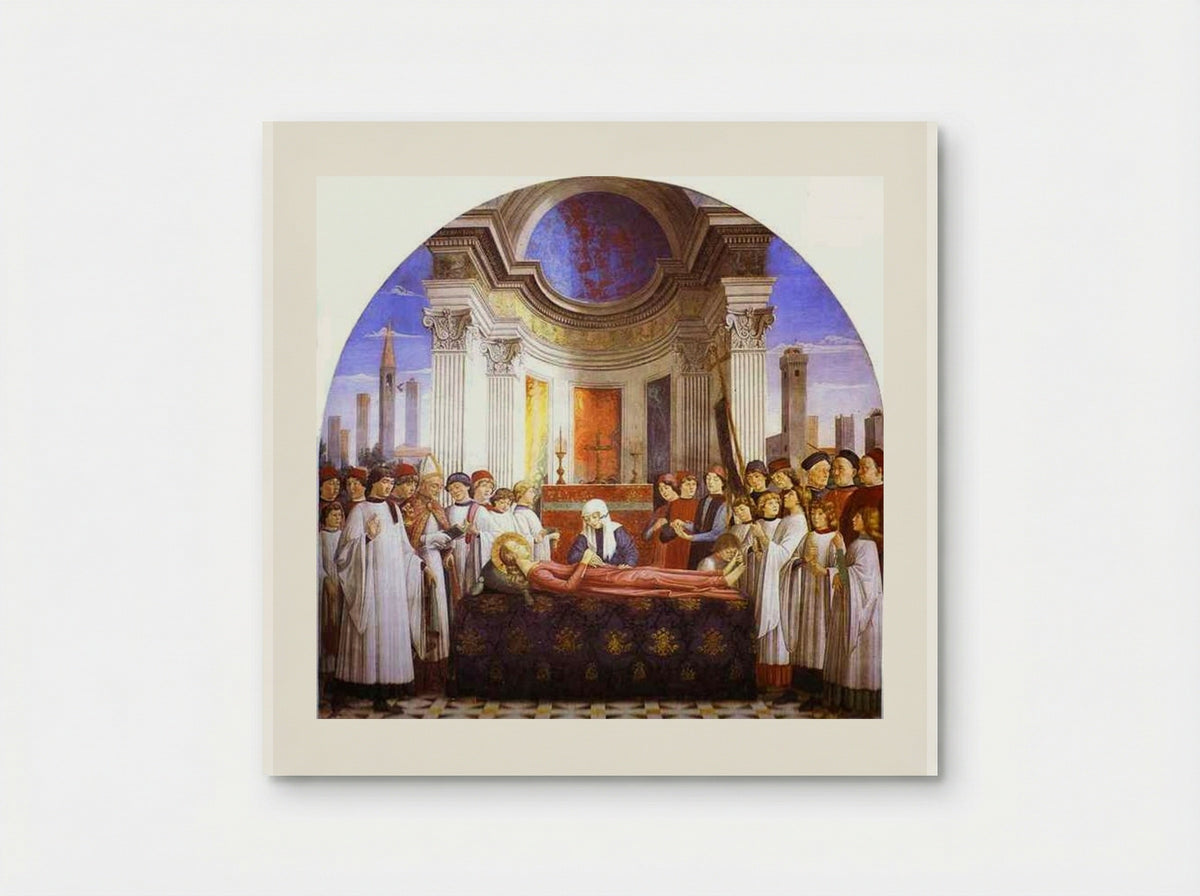 The Funeral of St. Fina - Domenico Ghirlandaio - Poster