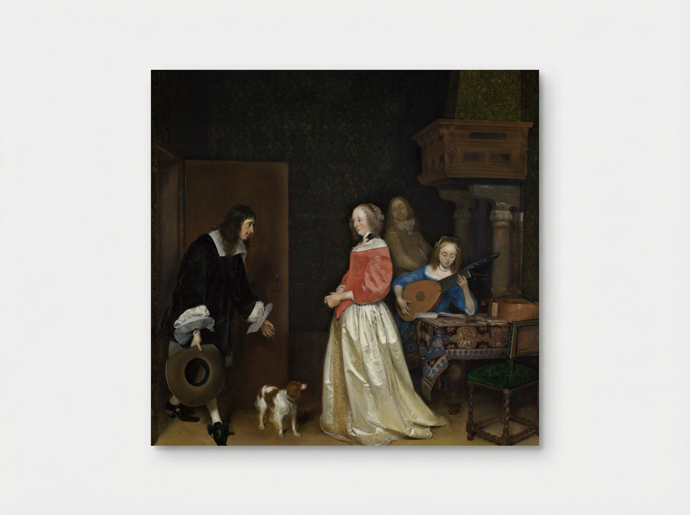 The Gallant Conversation - Gerard ter Borch (II) - Poster