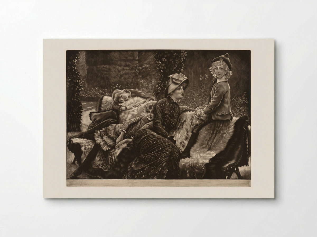 The Garden Bench - James Tissot - Poster