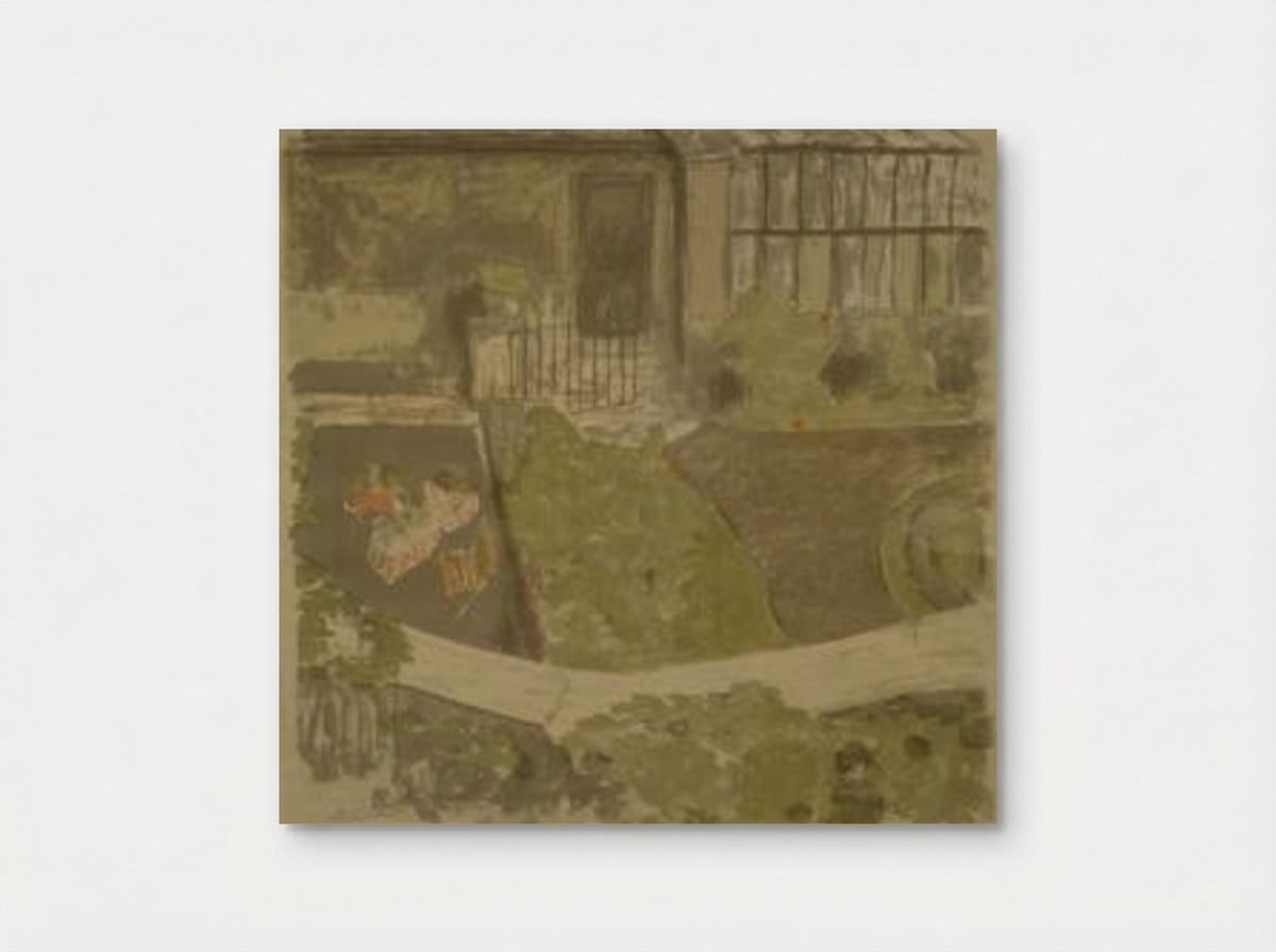 The Garden Outside the Workshop - Edouard Vuillard - Poster