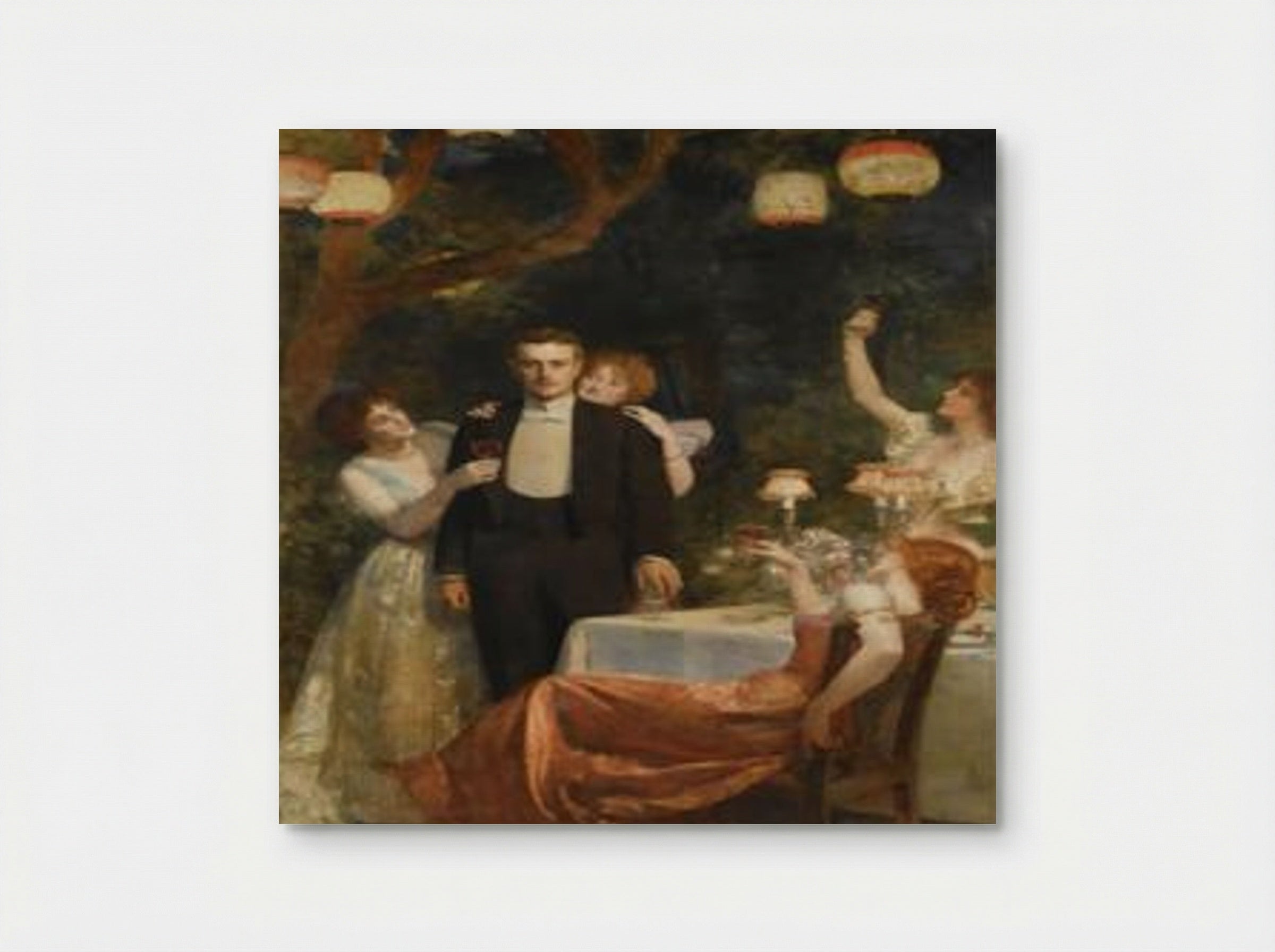 The Garden Party - John Collier - Poster