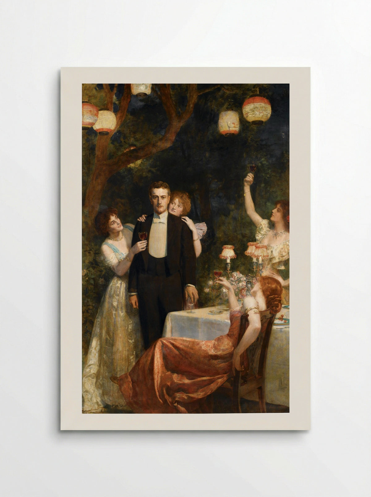 The Garden Party - John Collier - Poster