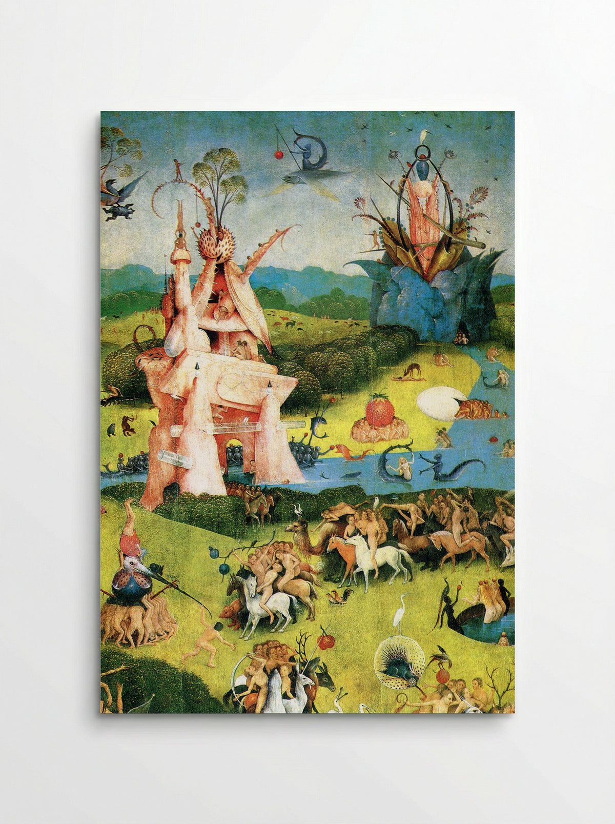 The Garden of Earthly Delights (Central Panel Detail) - Hieronymus Bosch - Poster