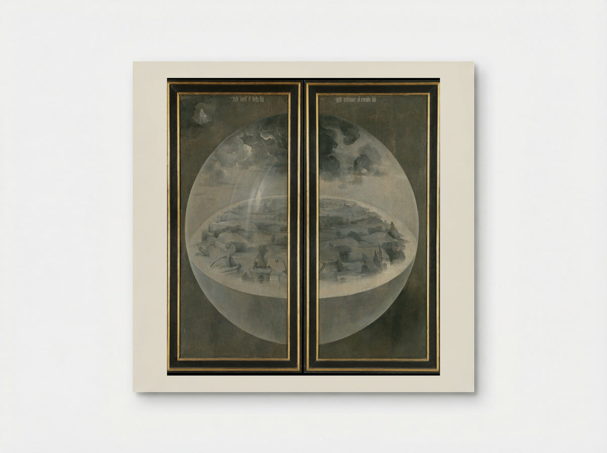The Garden of Earthly Delights (Exterior Shutters) - Hieronymus Bosch - Poster