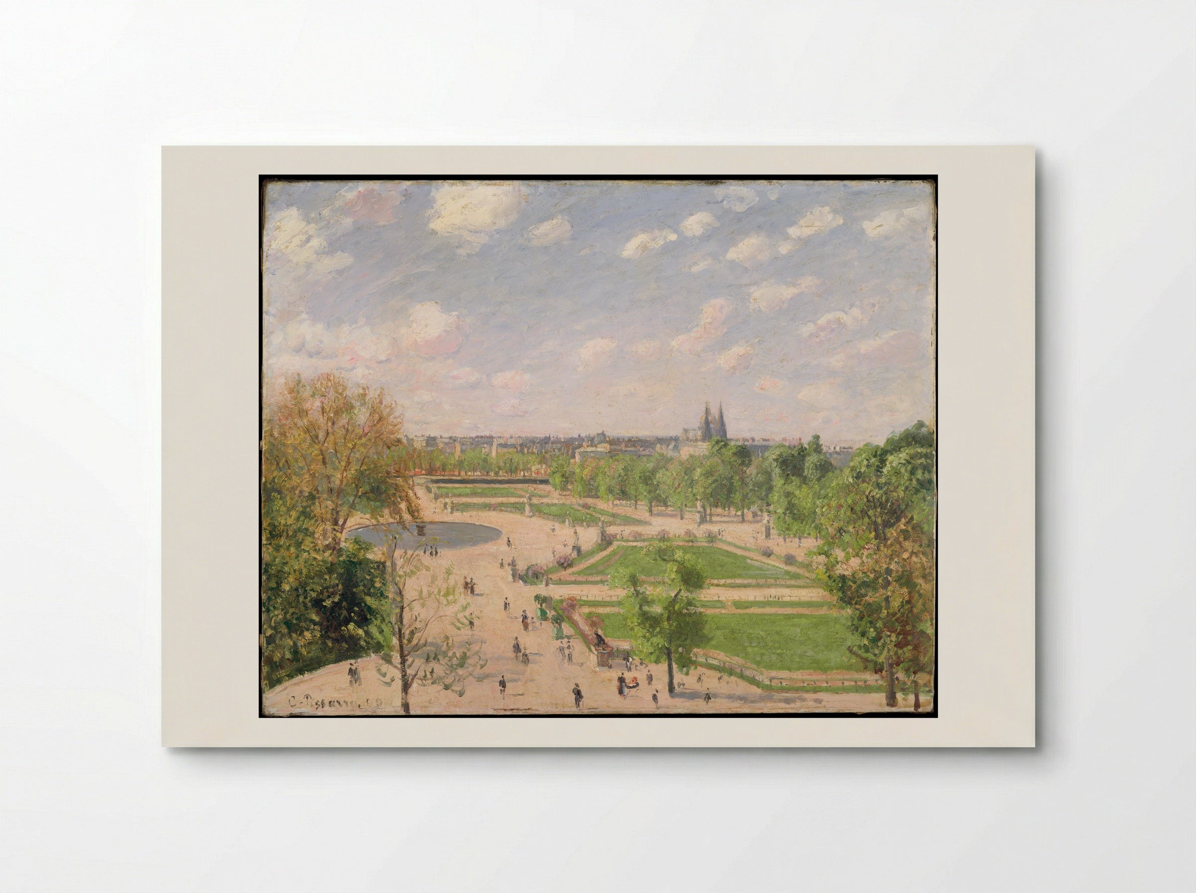 The Garden of the Tuileries on a Spring Morning - Camille Pissarro - Poster