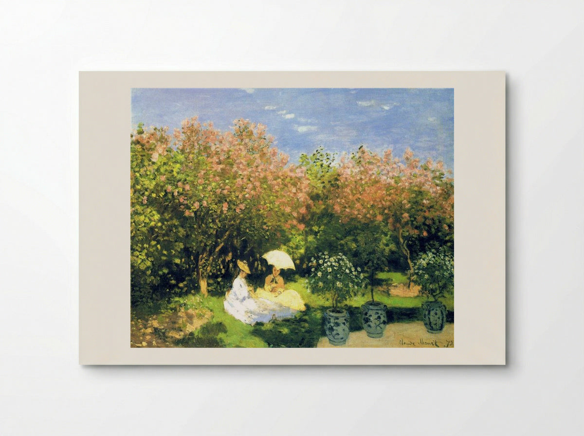 The Garden - Claude Monet - Poster