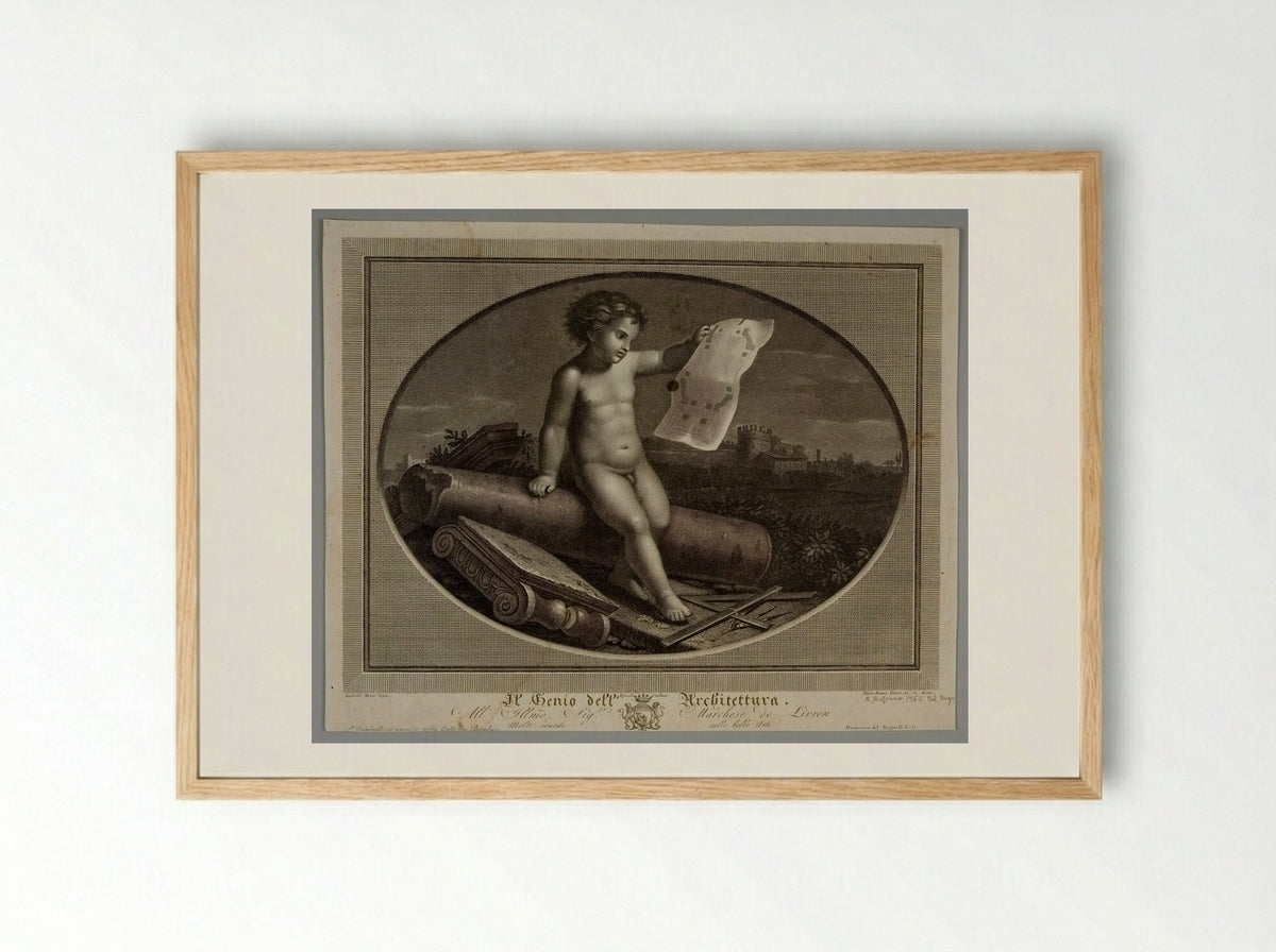 The Genius of Architecture - Pietro Bonato - Framed Print Wood