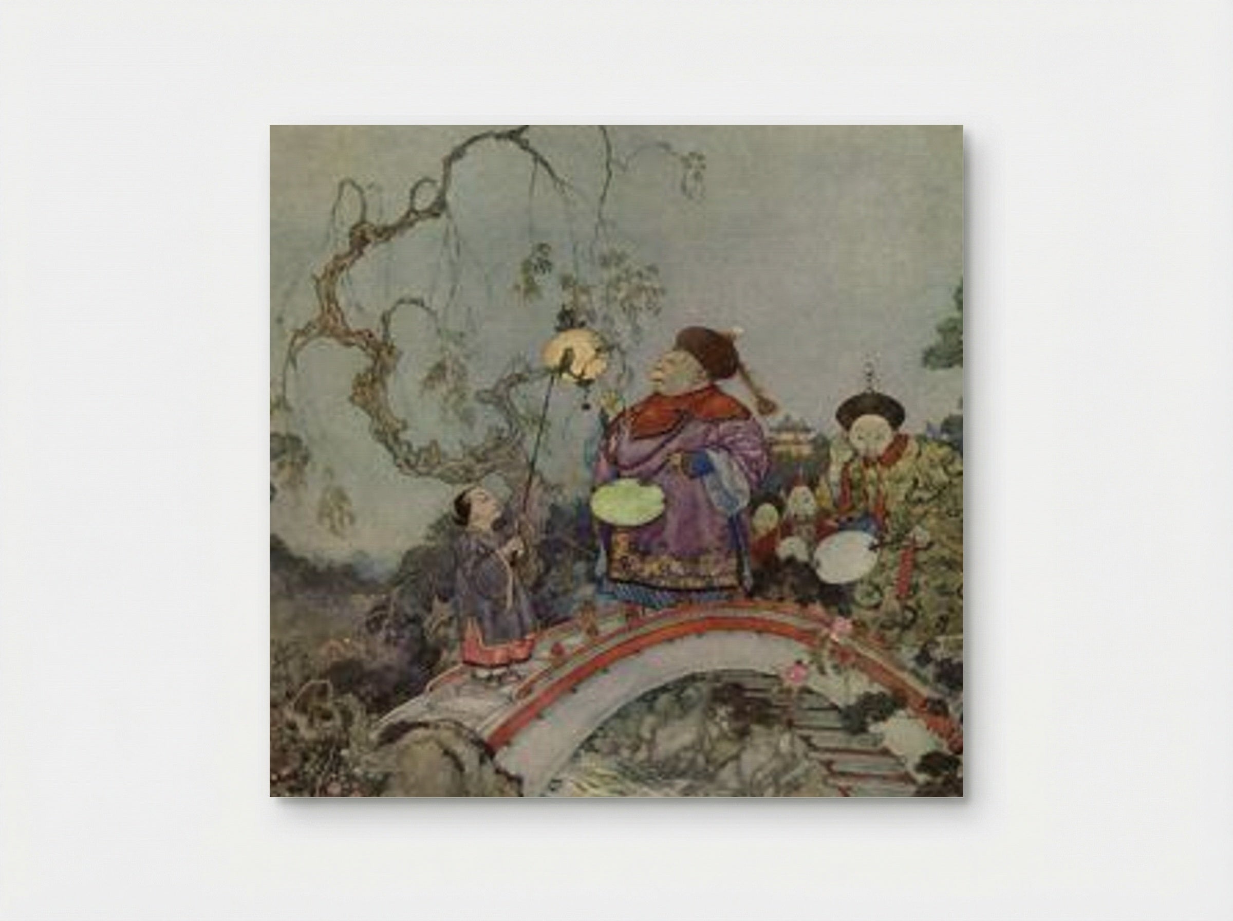 The Gentleman-in-Waiting (The Nightingale) - Edmund Dulac - Poster