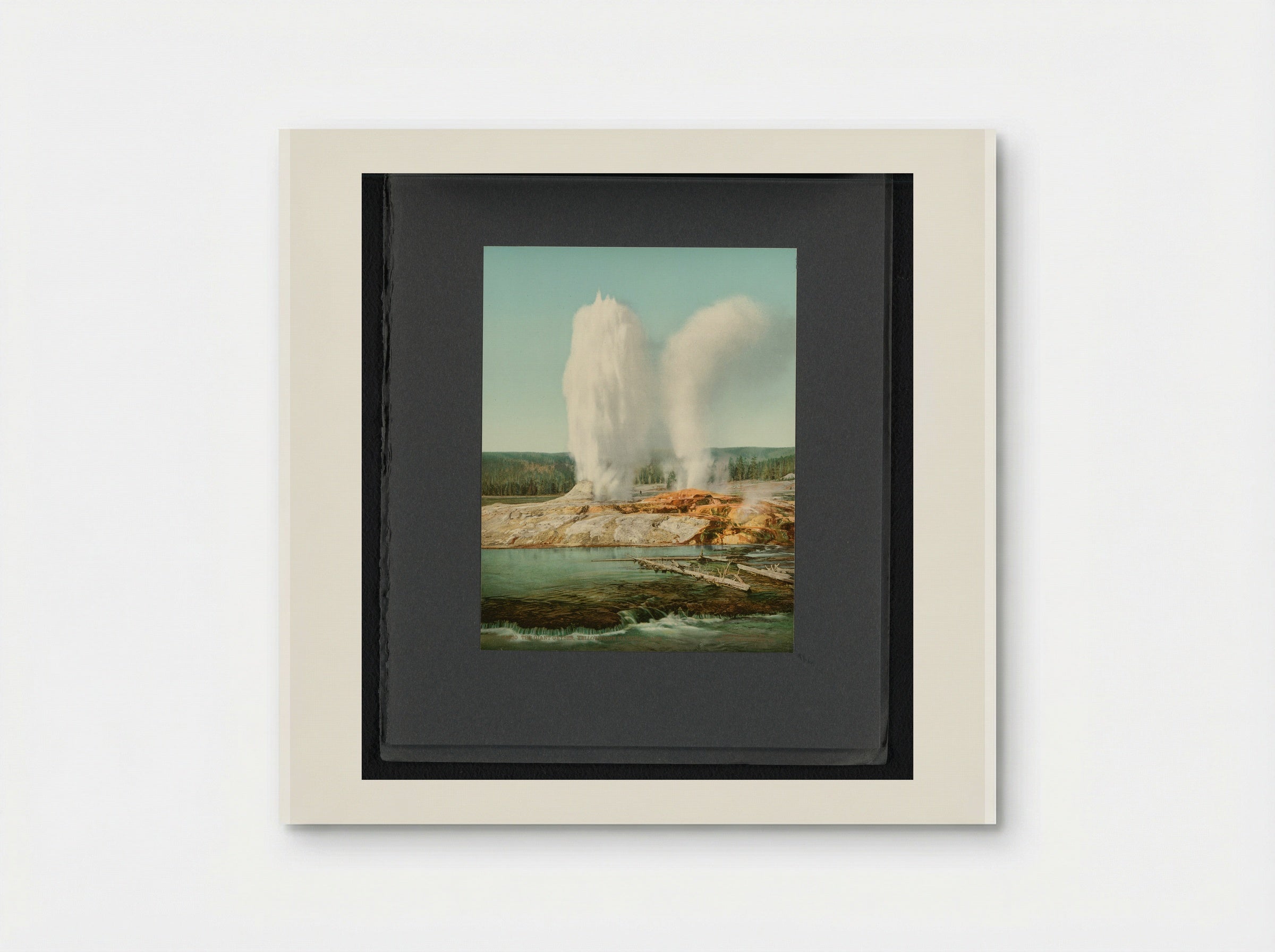 The Giant Geyser, Yellowstone National Park - William Henry Jackson - Poster
