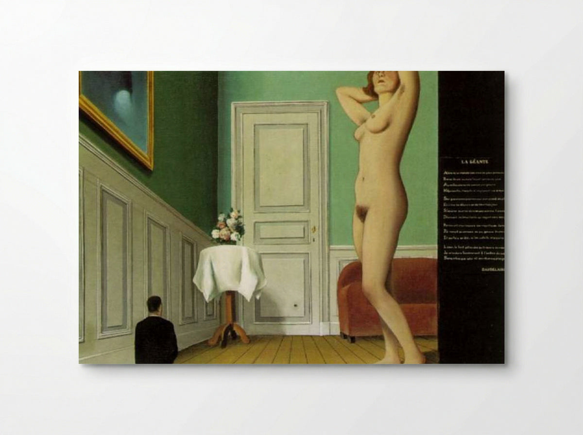 The Giantess - René Magritte - Poster