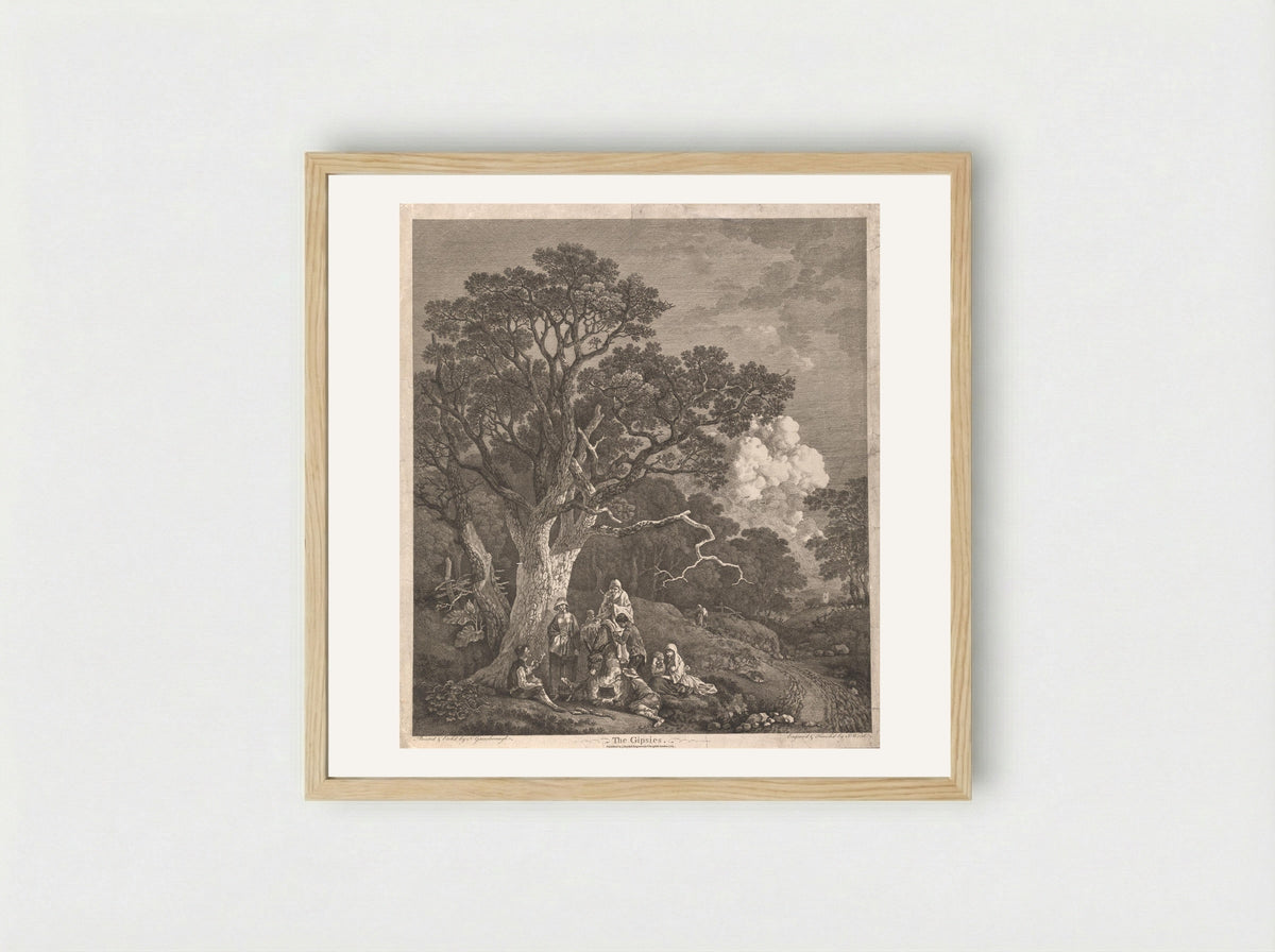 The Gipsies - John Wood - Framed Print Wood