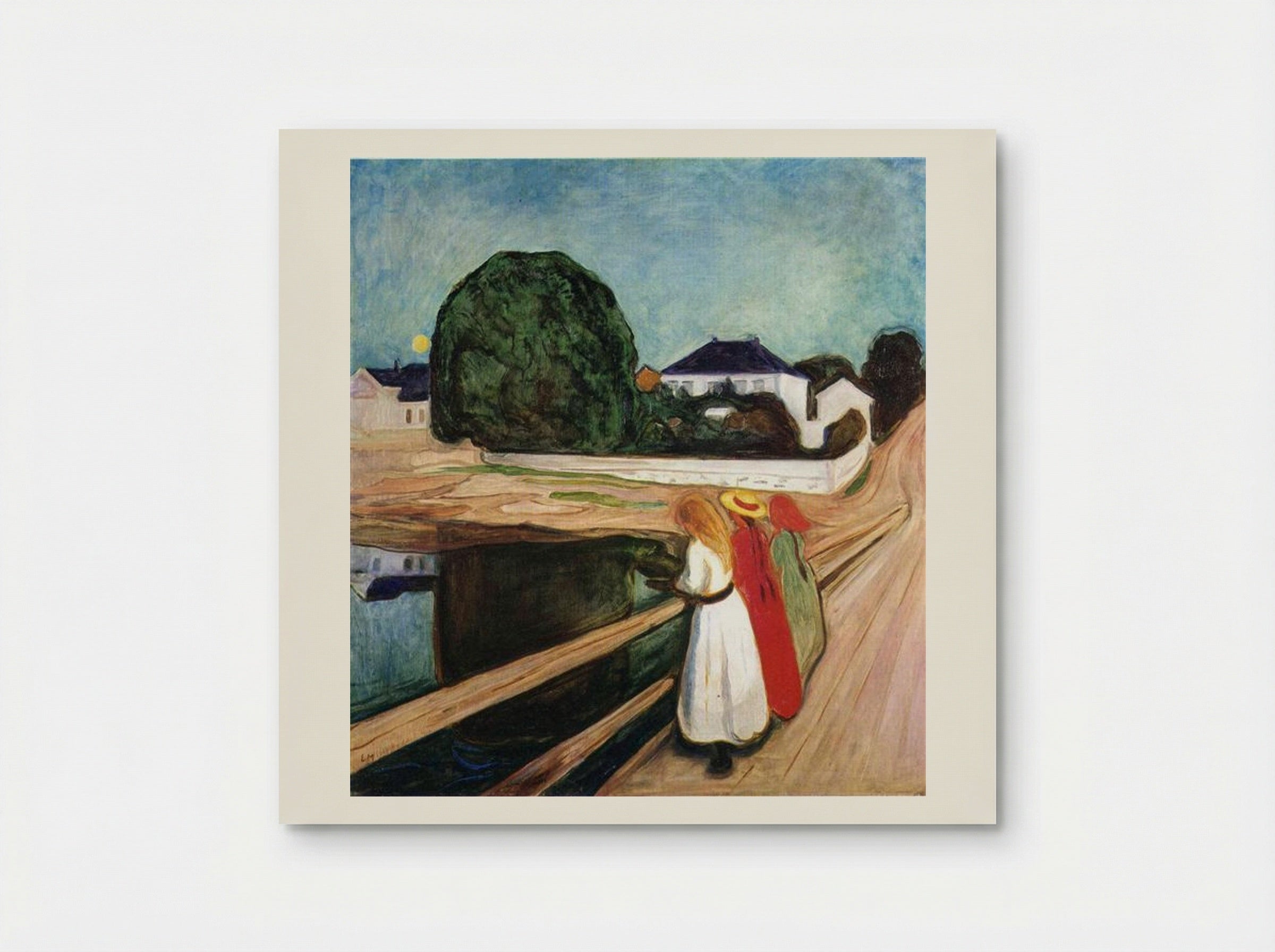 The Girls on the Bridge - Edvard Munch - Poster
