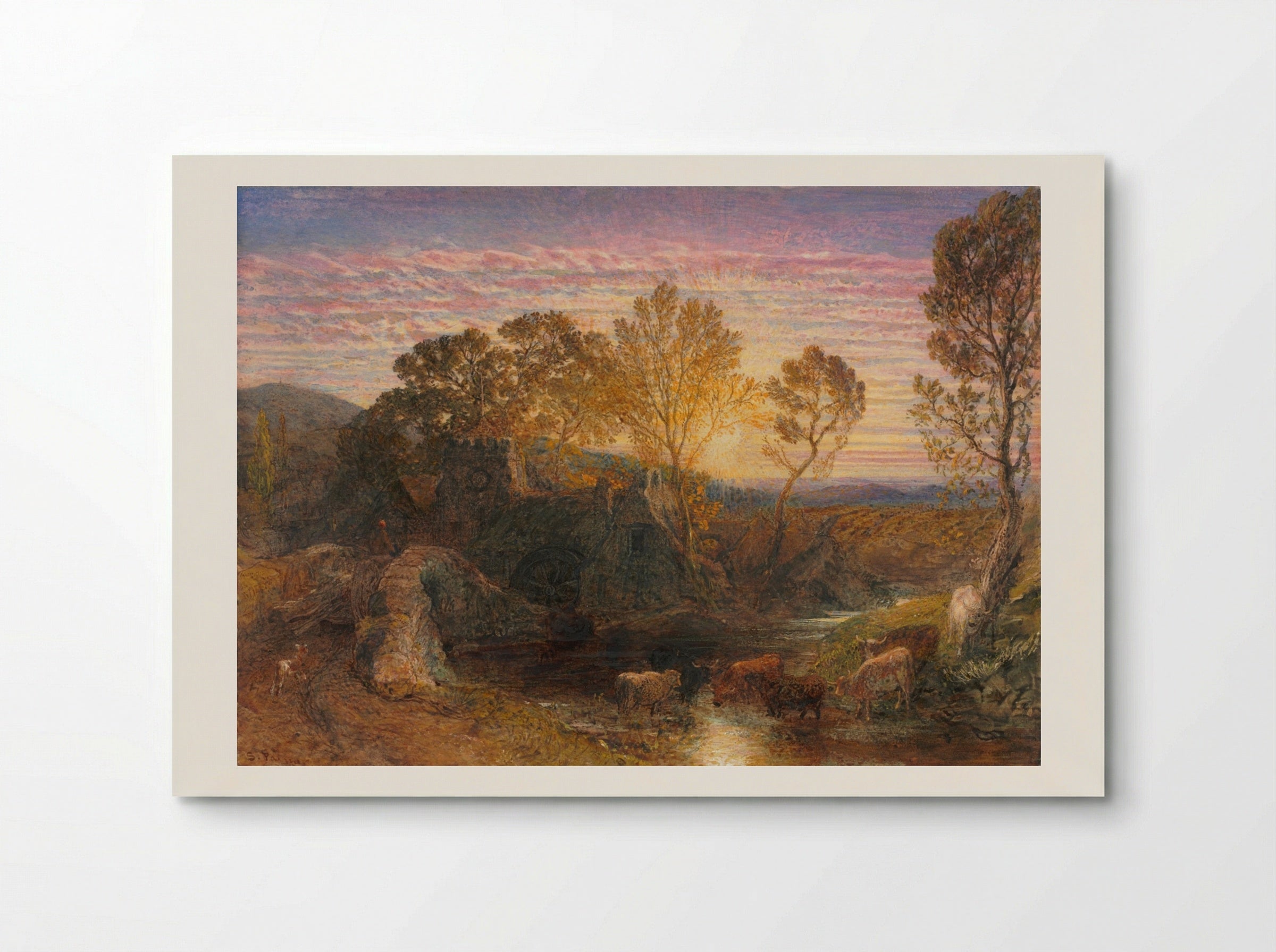 The Golden Hour - Samuel Palmer - Poster