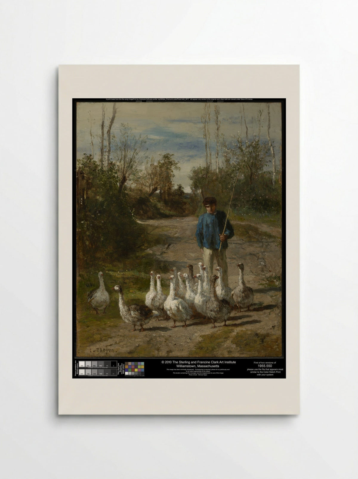 The Gooseherd - Constant Troyon - Poster
