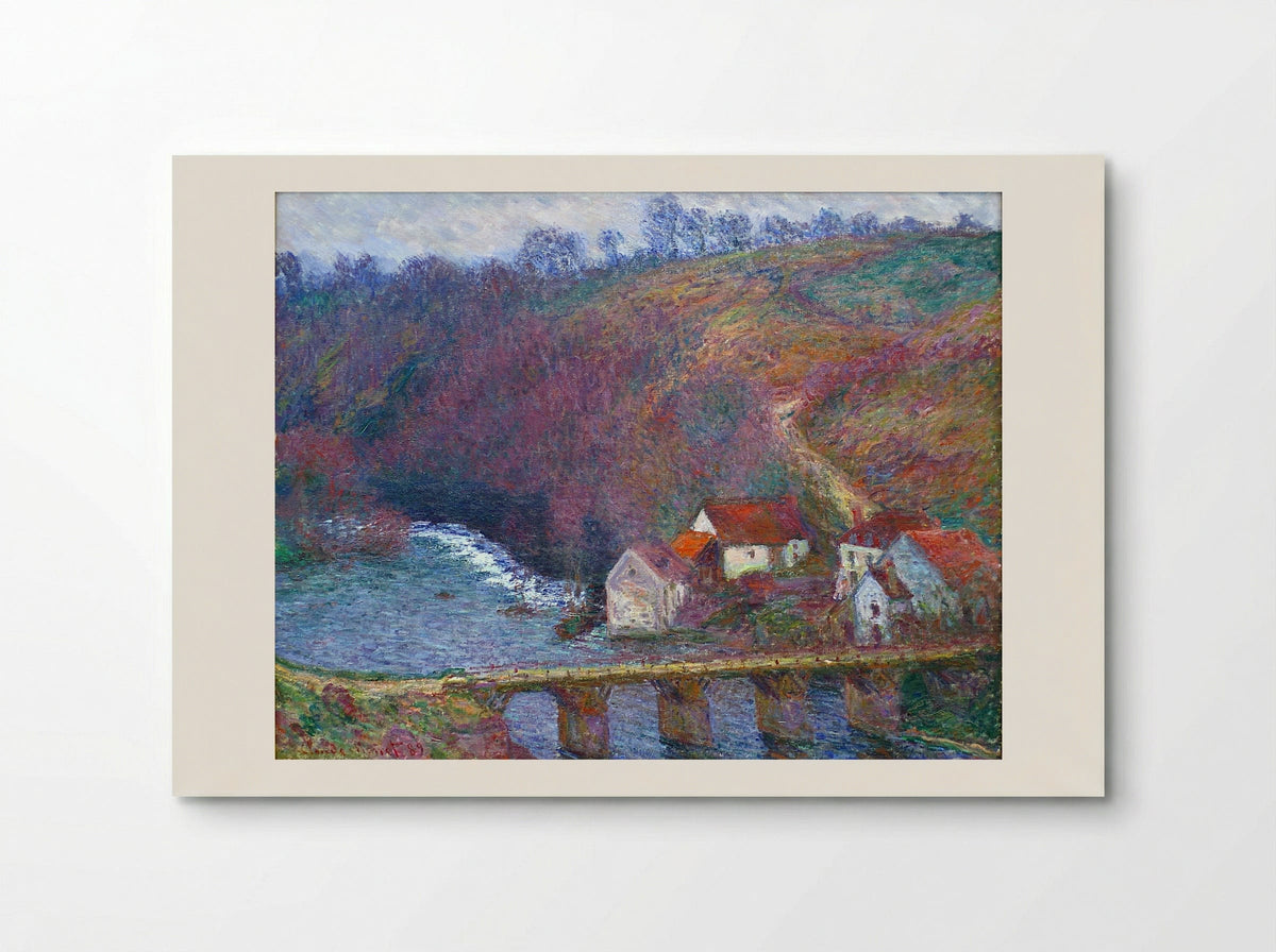The Grande Creuse by the Bridge at Vervy - Claude Monet - Poster