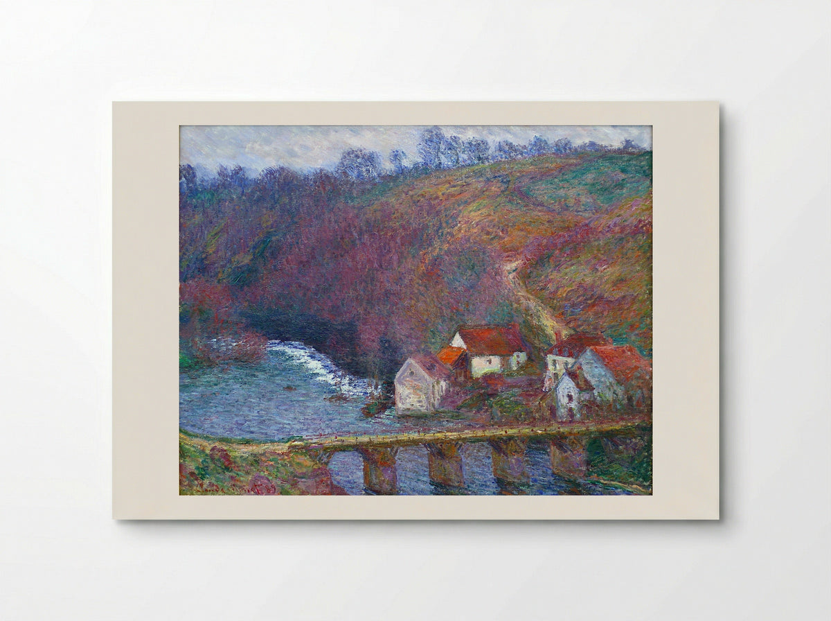 The Grande Creuse by the Bridge at Vervy - Claude Monet - Poster