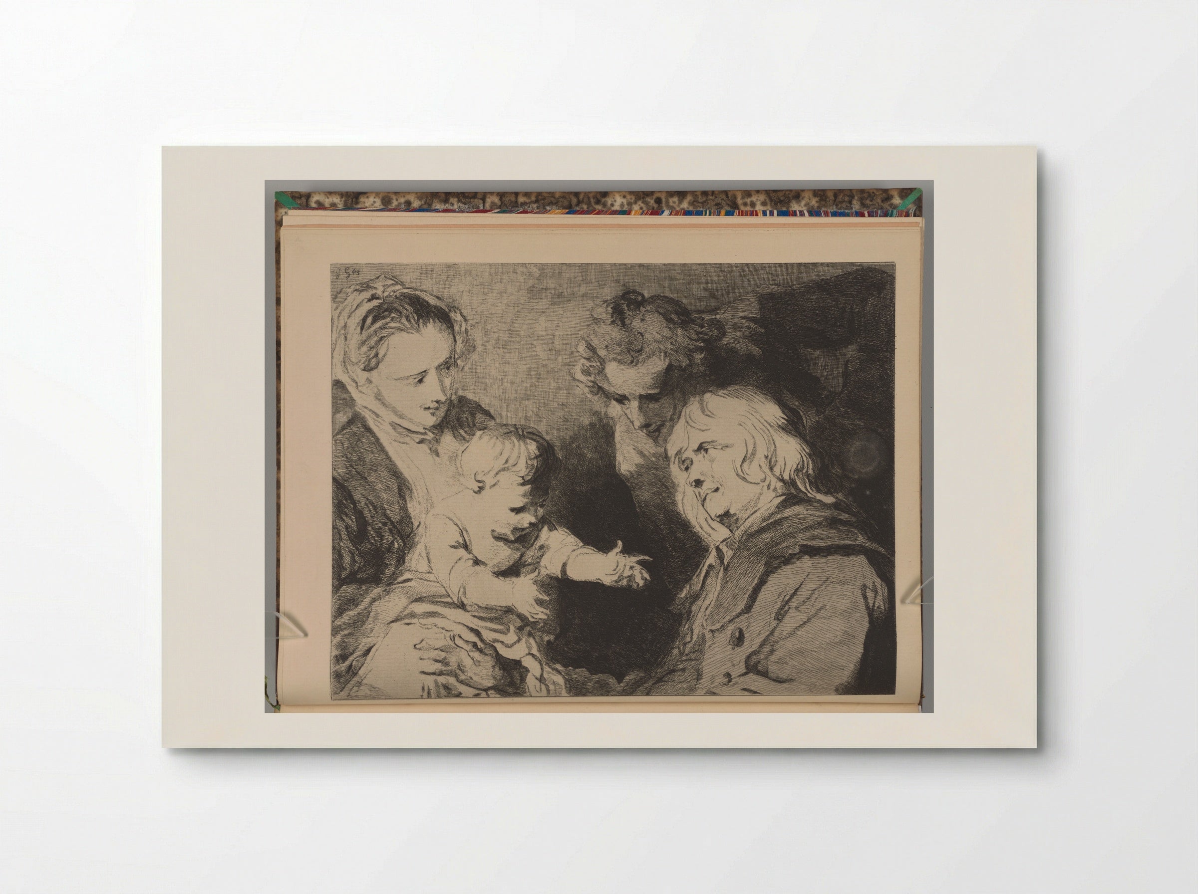The Grandfather, or, The Consolation of Old Age - Jules de Goncourt - Poster