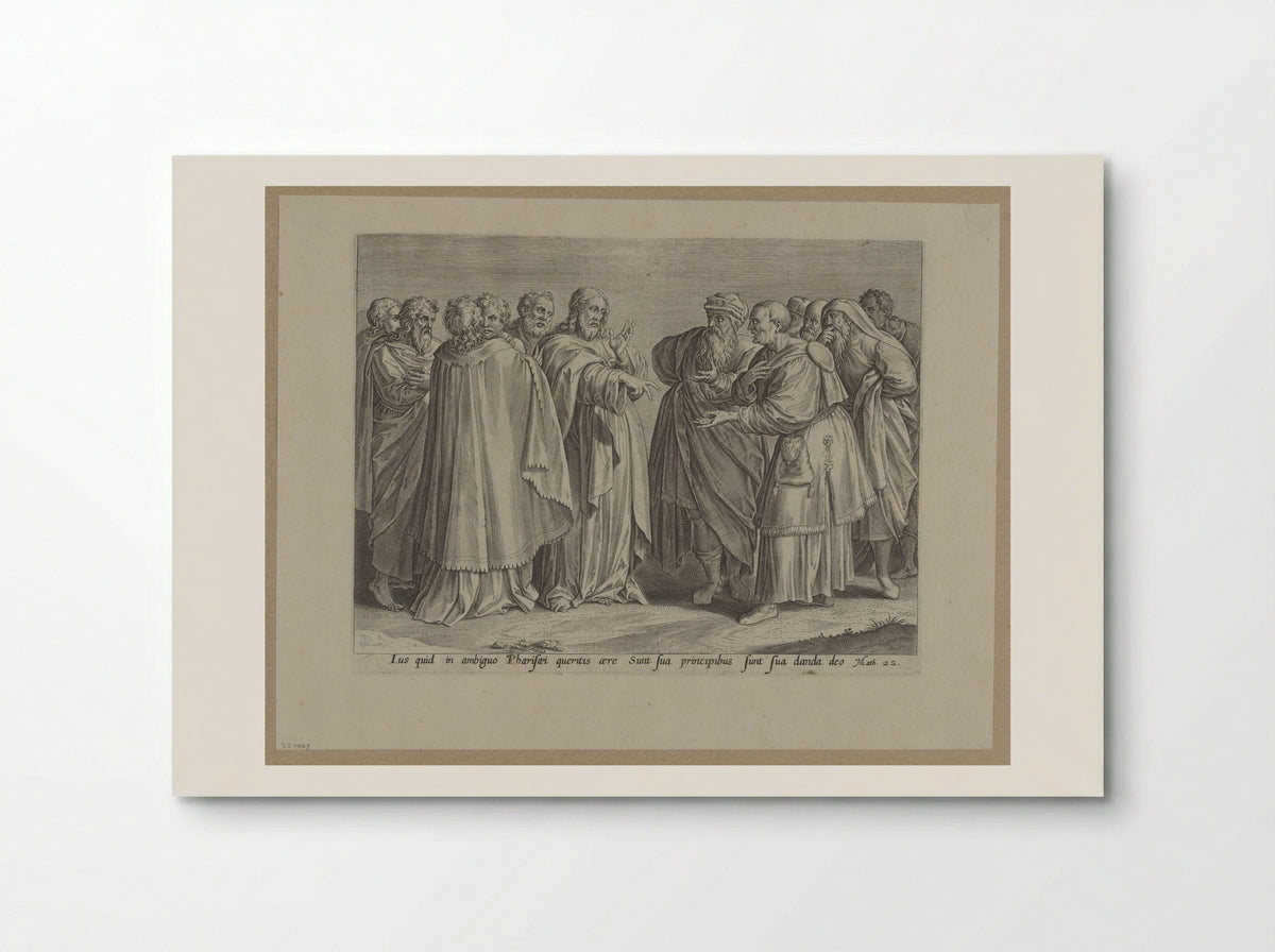 The Great Commandment - Hans Collaert the Elder - Poster