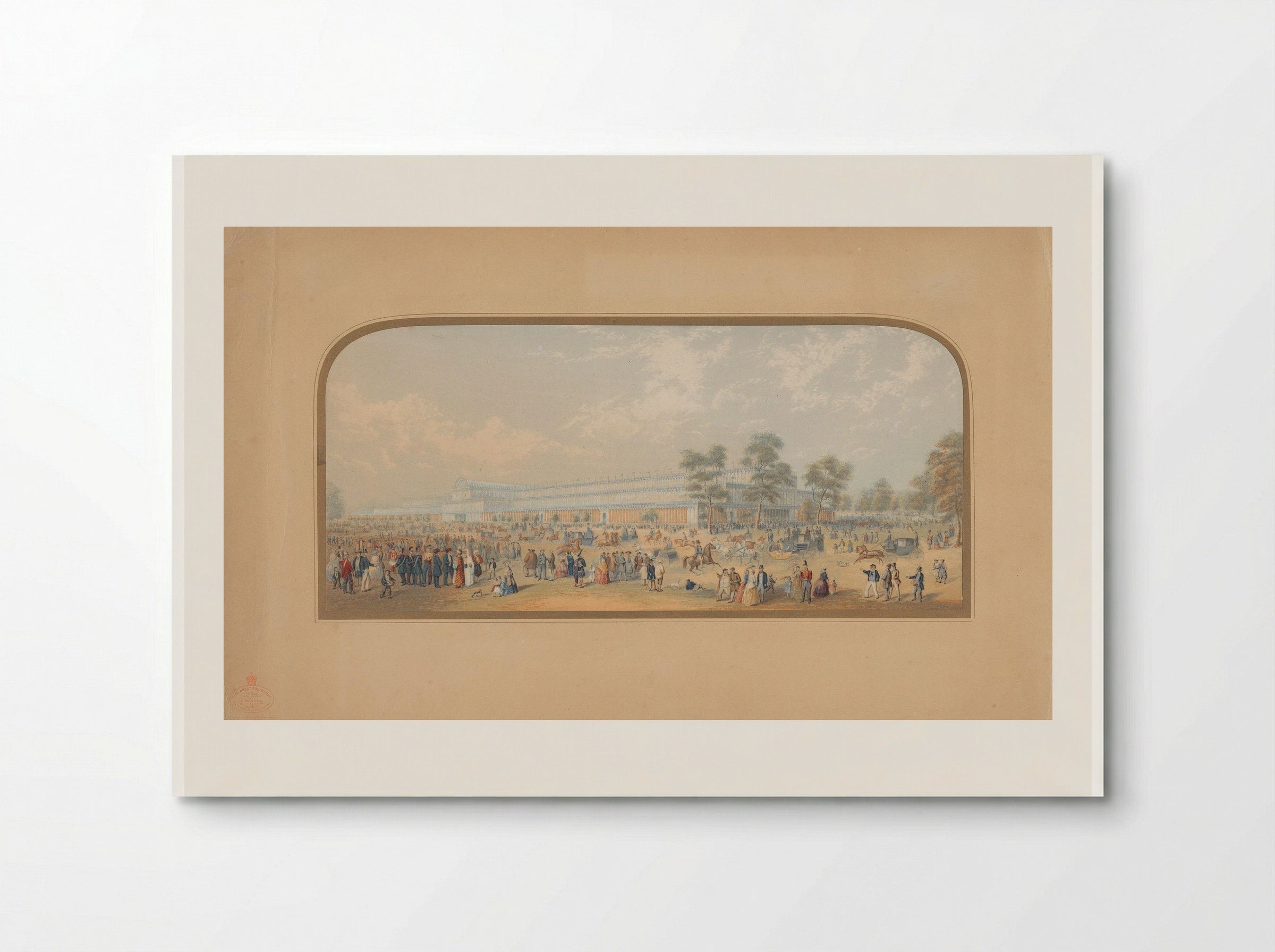 The Great Exhibition (Exterior) - George Baxter - Poster