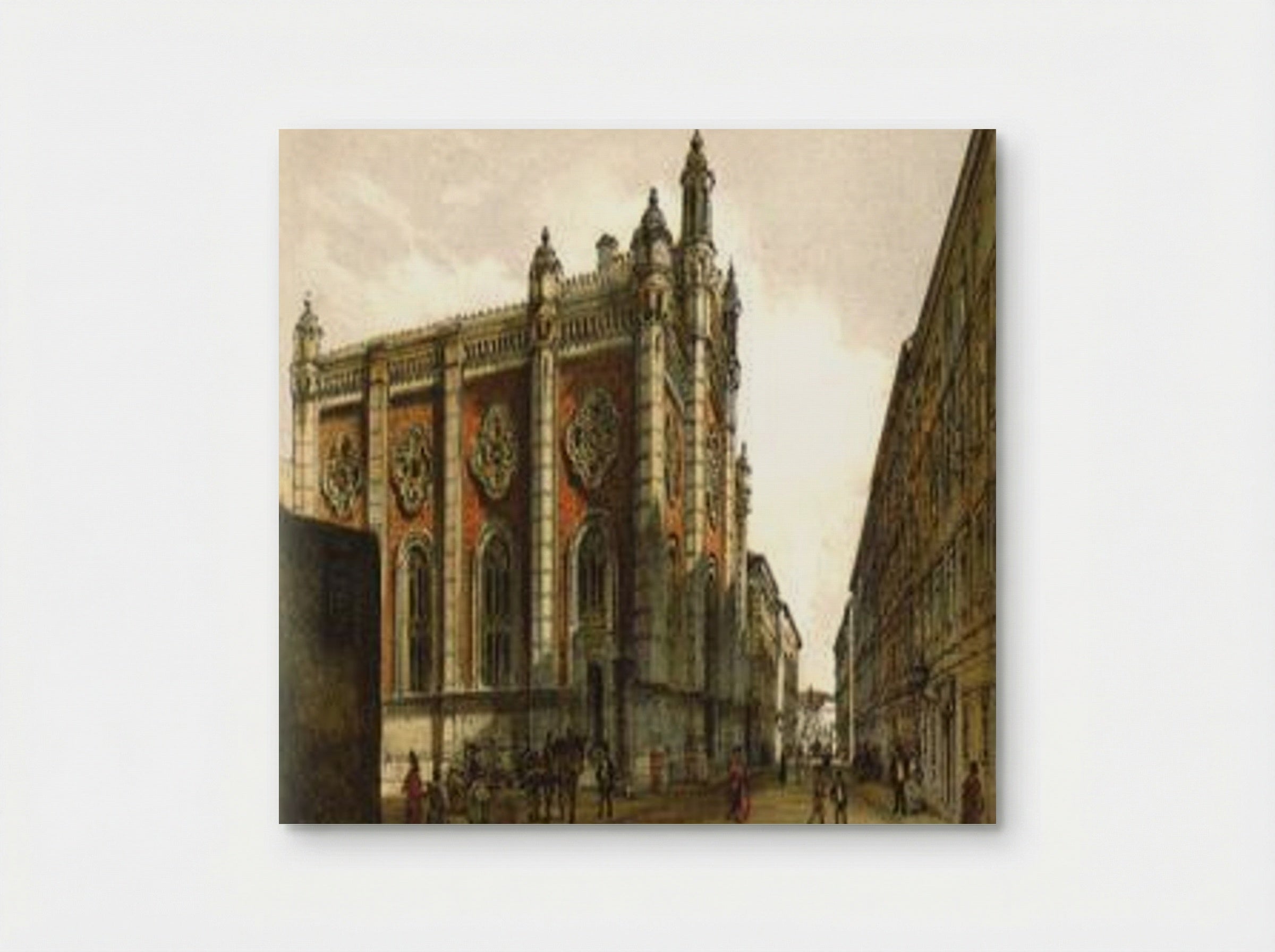 The Great Synagogue in Leopoldstadt - Rudolf von Alt - Poster