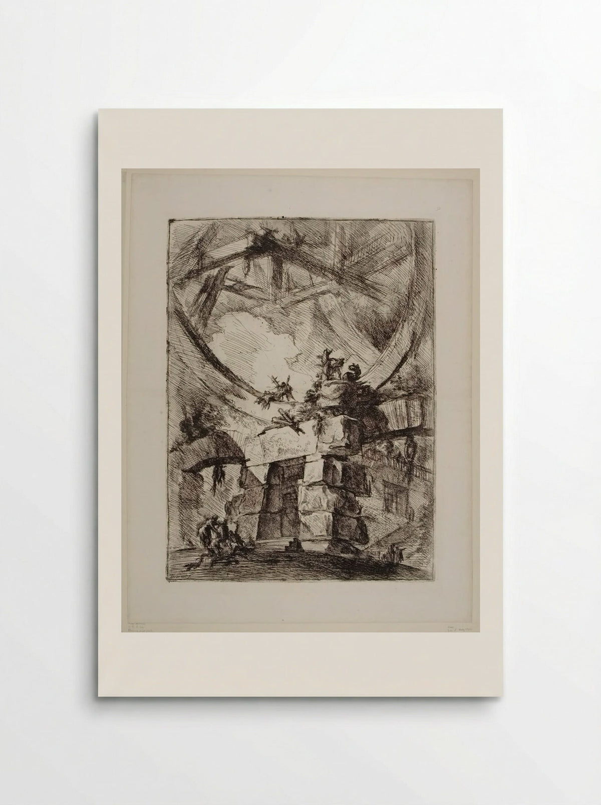 The Great Wheel - Giovanni Battista Piranesi - Poster