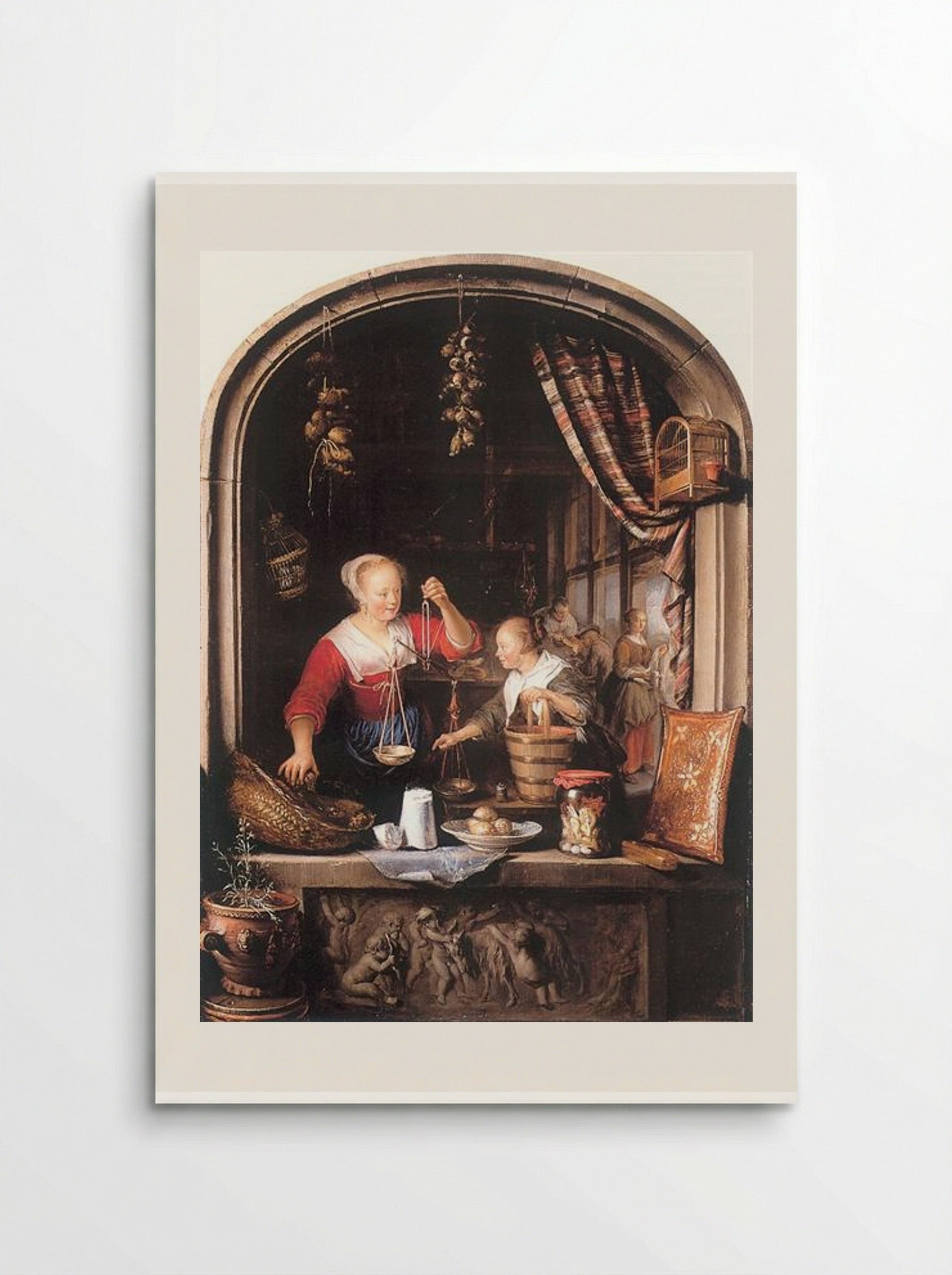 The Grocery Shop - Gerrit Dou - Poster