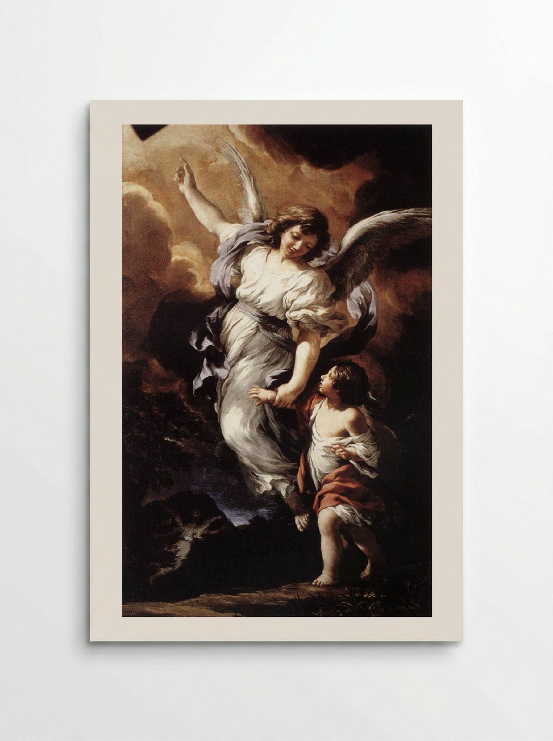 The Guardian Angel - Pietro da Cortona - Poster