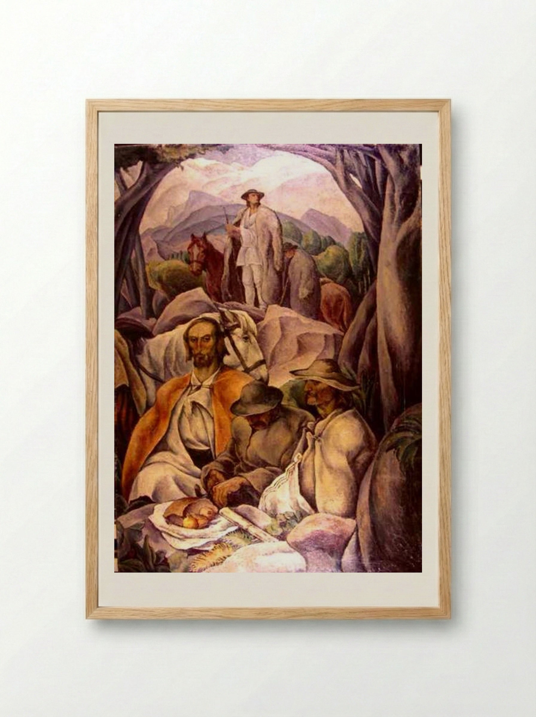 The Guards - Ion Theodorescu-Sion - Framed Print Wood