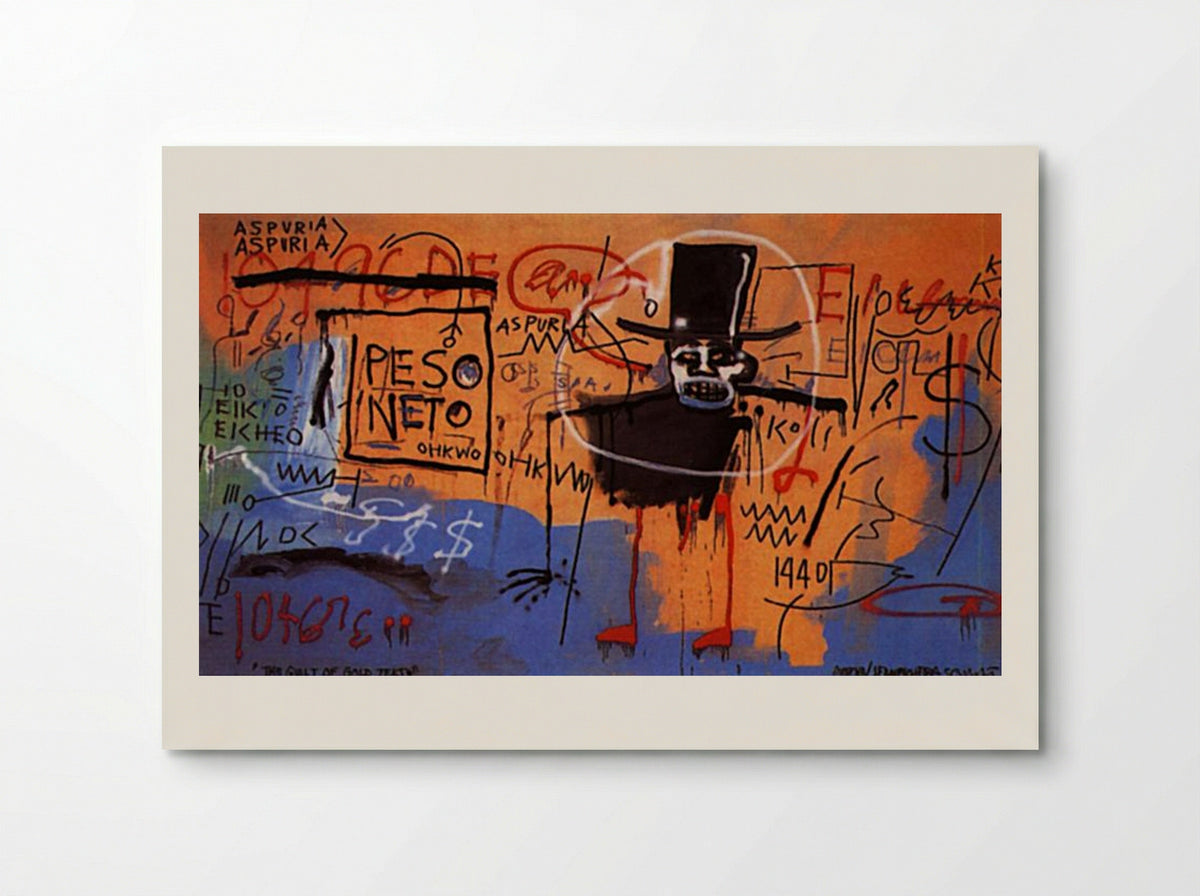 The Guilt of Gold Teeth - Jean-Michel Basquiat - Poster