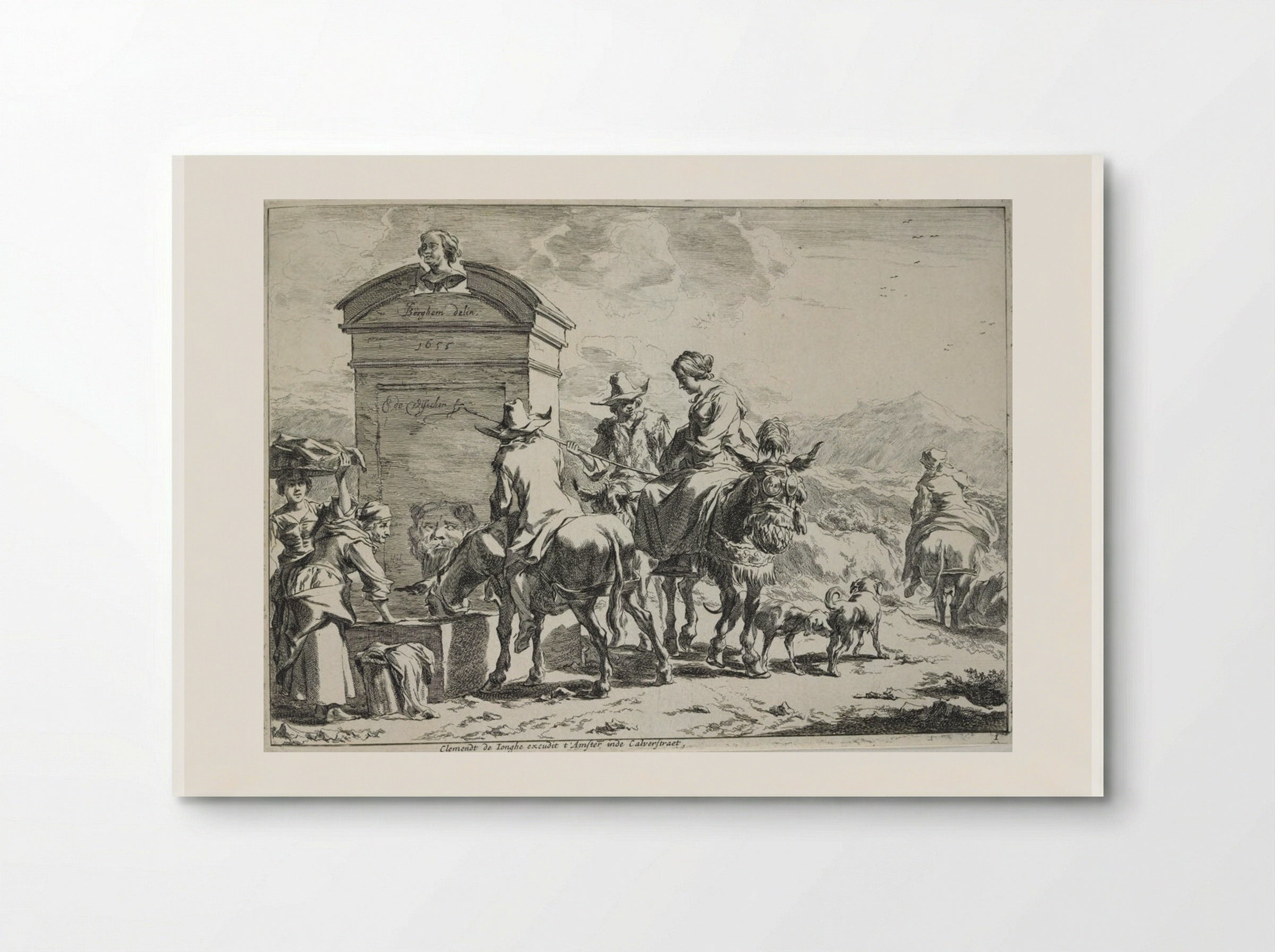 The Halting Place - Cornelis Visscher - Poster
