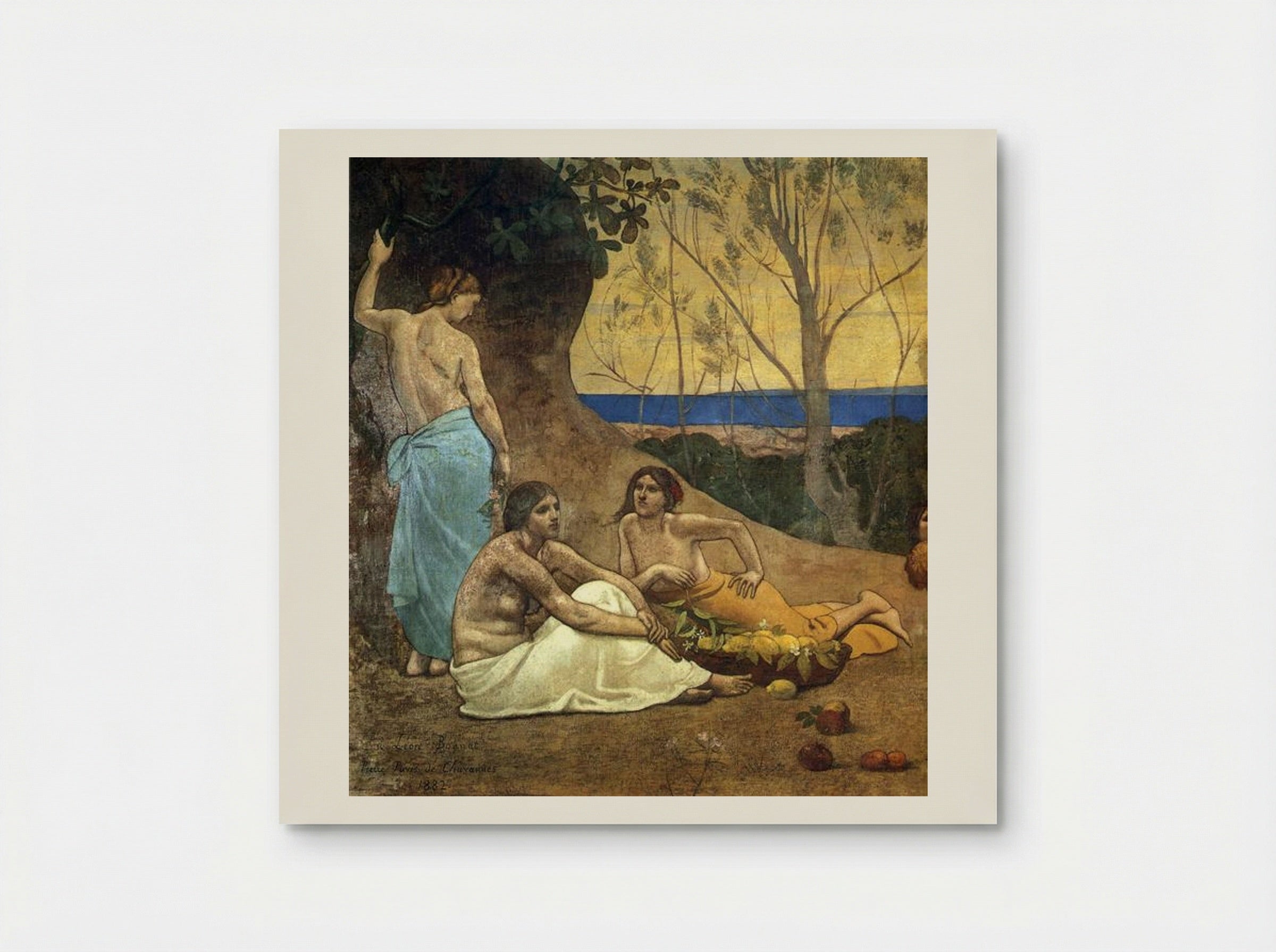 The Happy Land - Pierre Puvis de Chavannes - Poster