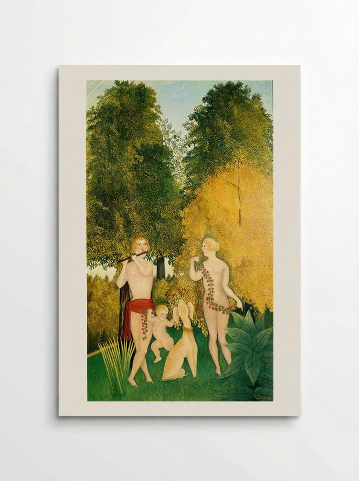 The Happy Quartet - Henri Rousseau - Poster