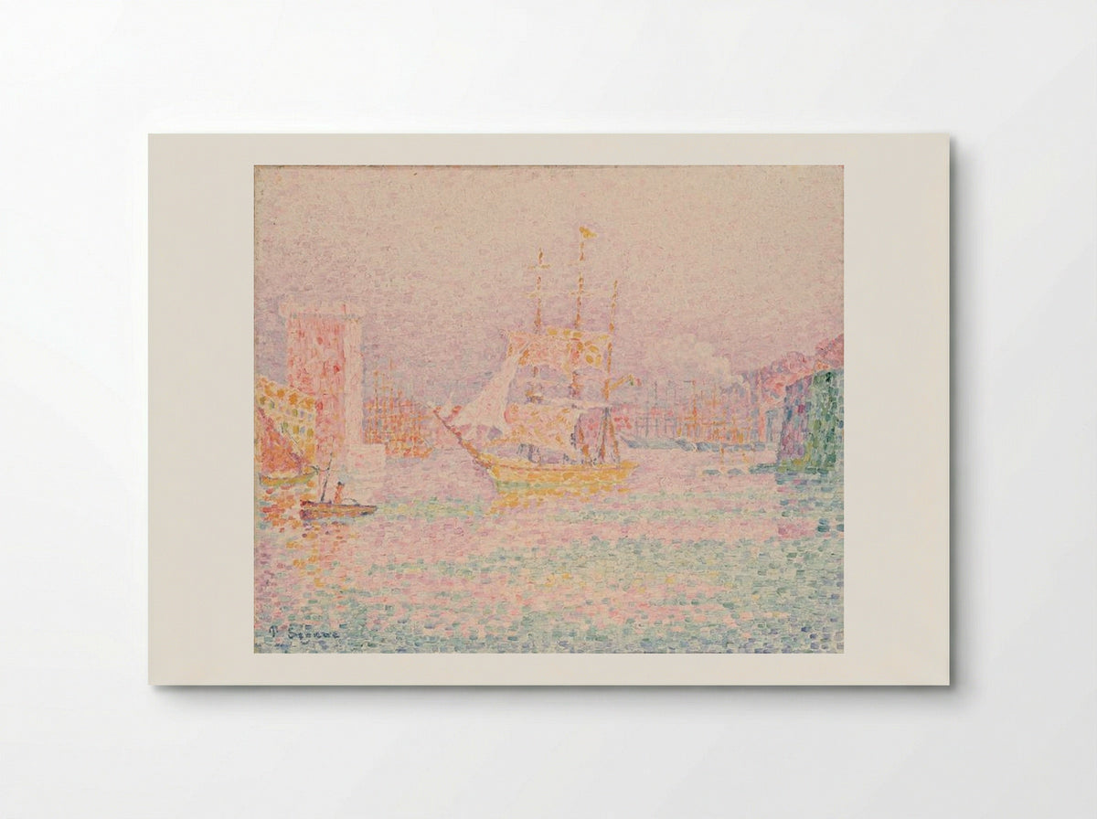 The Harbour at Marseilles - Paul Signac - Poster
