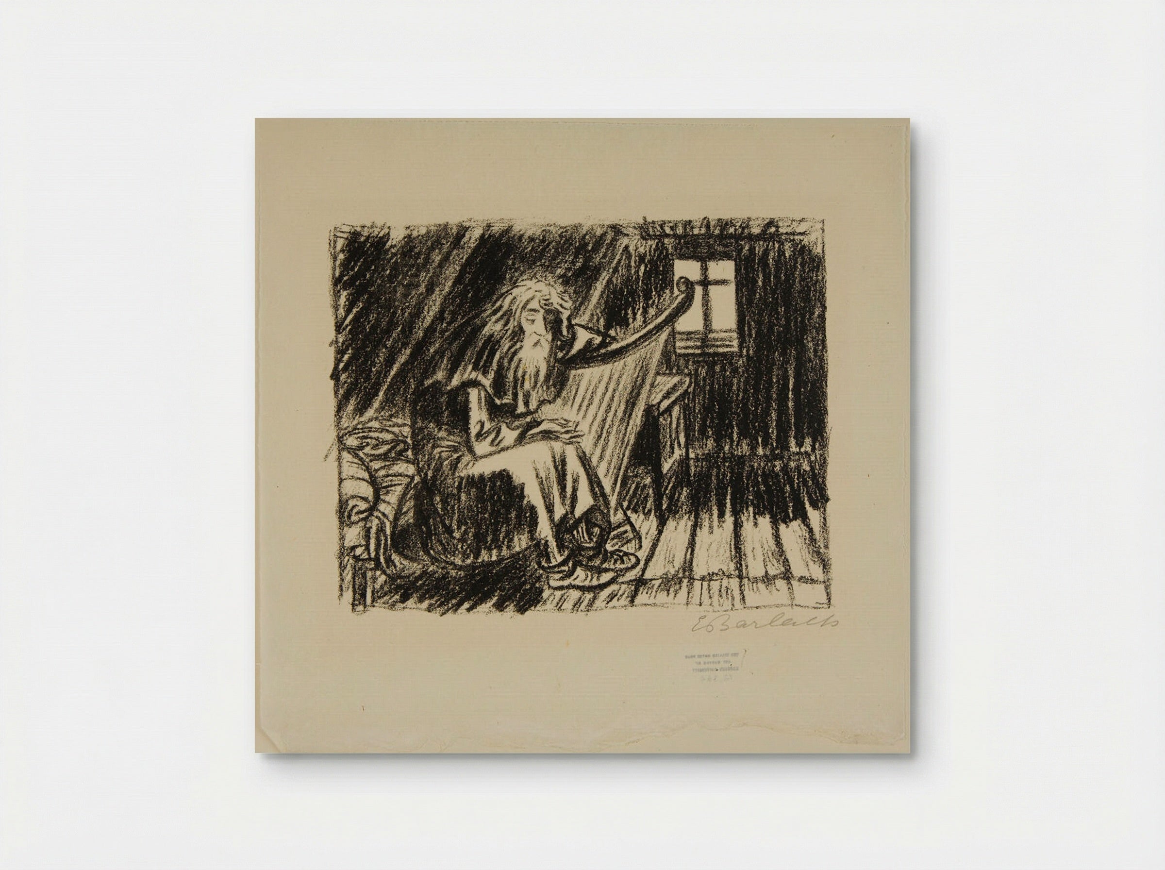 The Harpist - Ernst Barlach - Poster