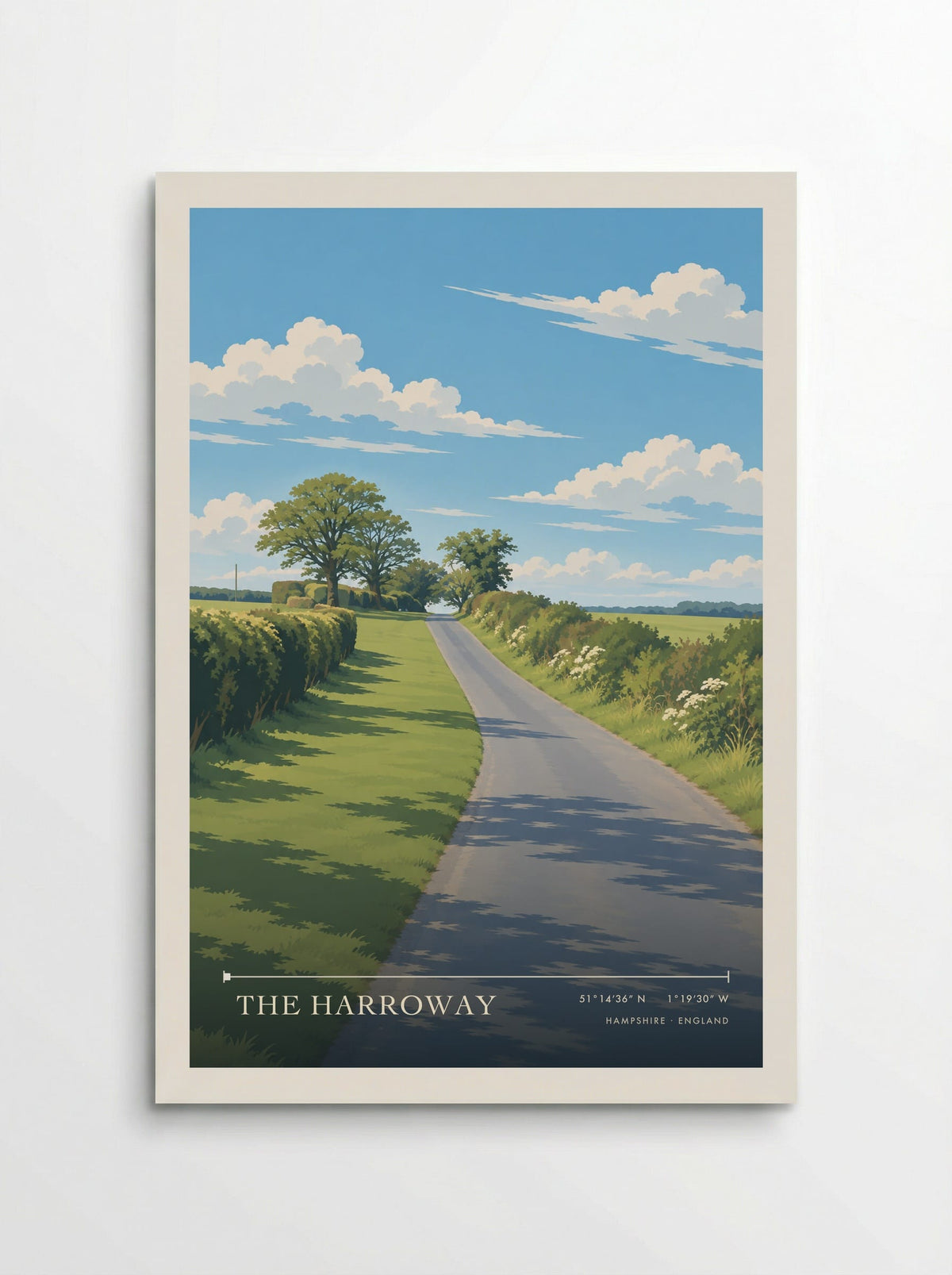The Harroway, Hampshire | Travel Poster - Poster