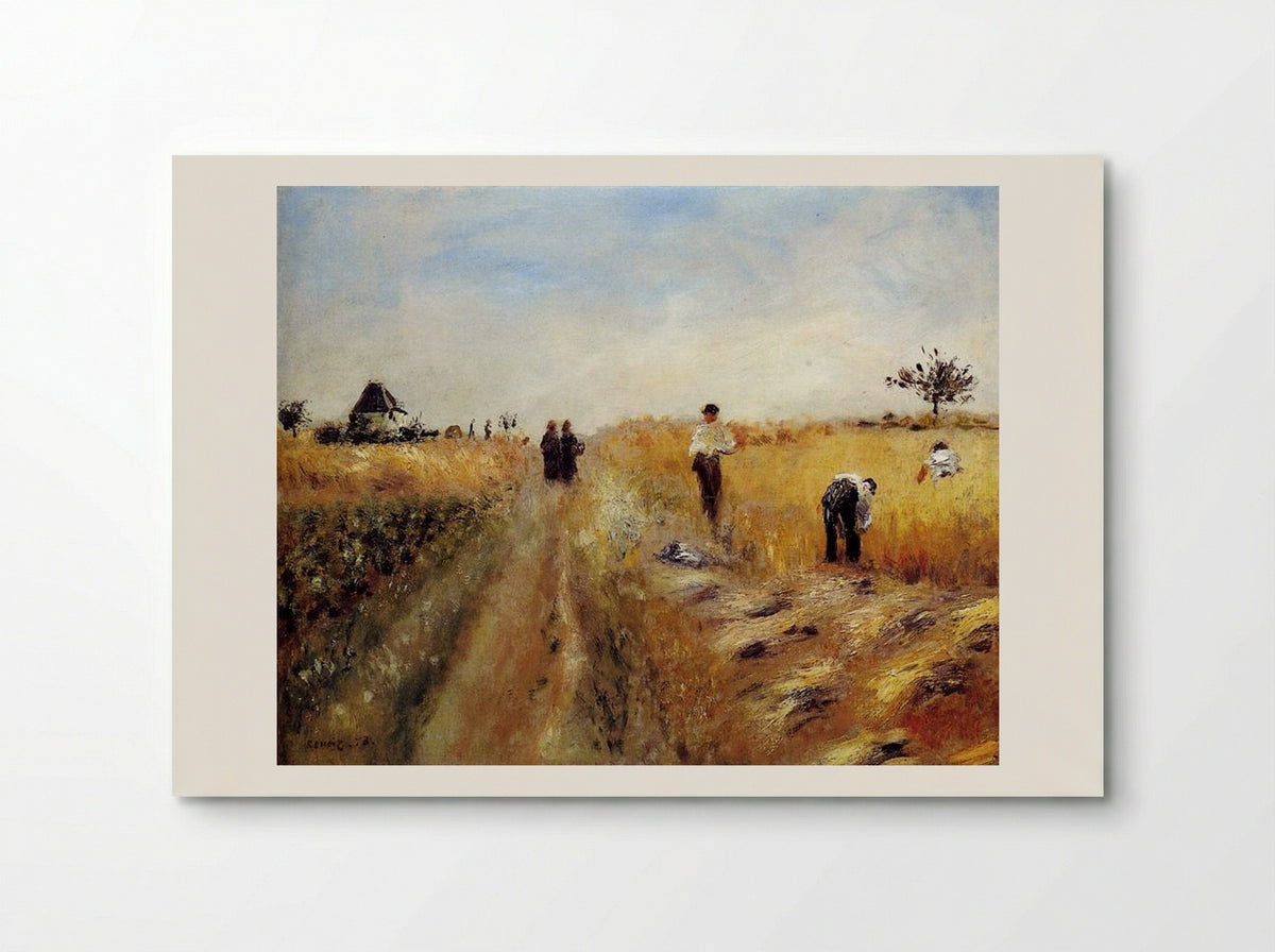The Harvesters - Pierre-Auguste Renoir - Poster