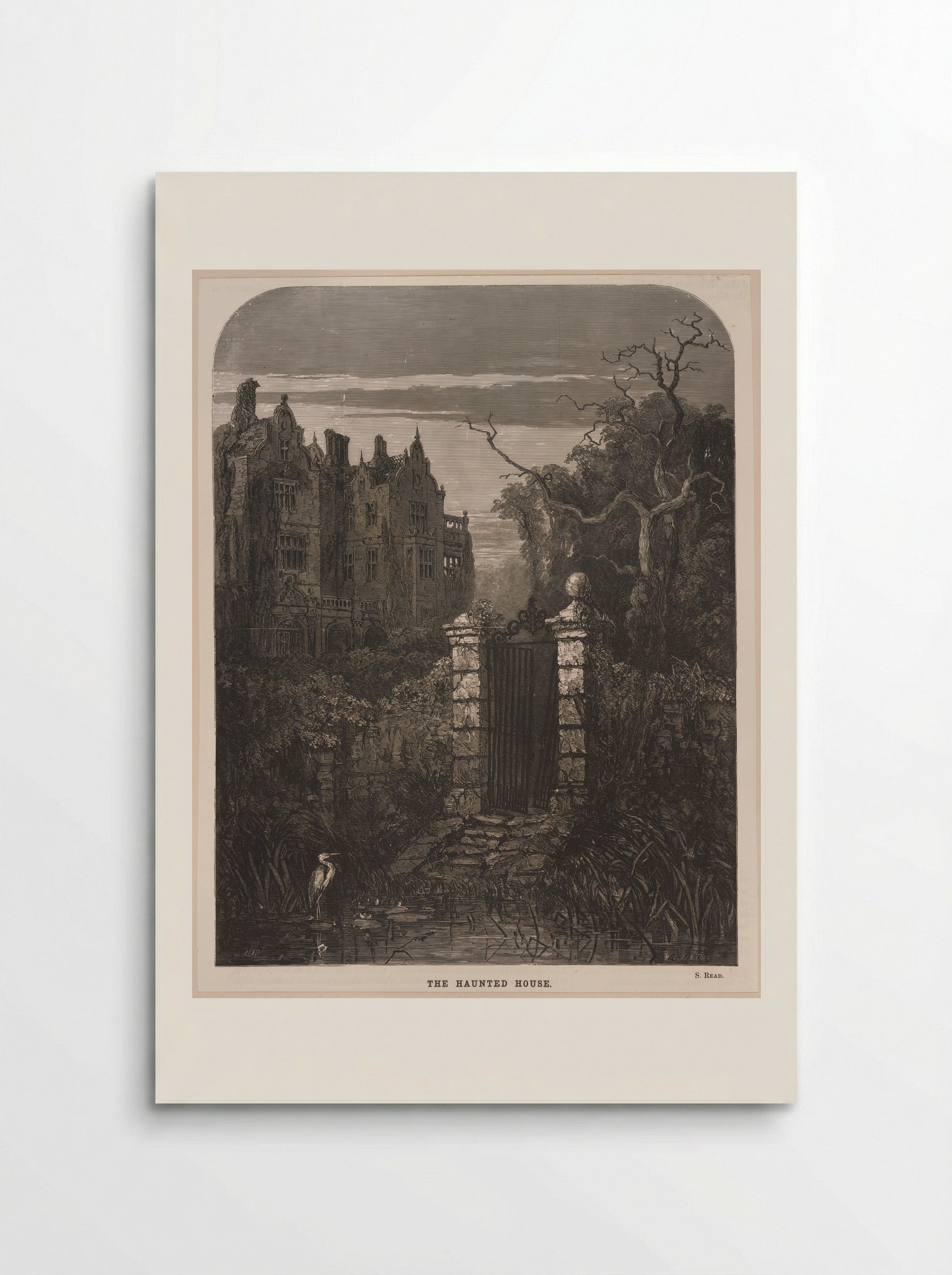 The Haunted House - William James Linton - Poster