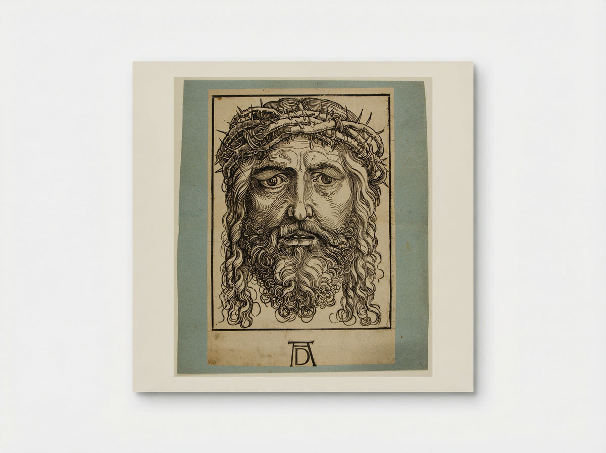 The Head of Christ Crowned with Thorns - Sebald Beham - Poster