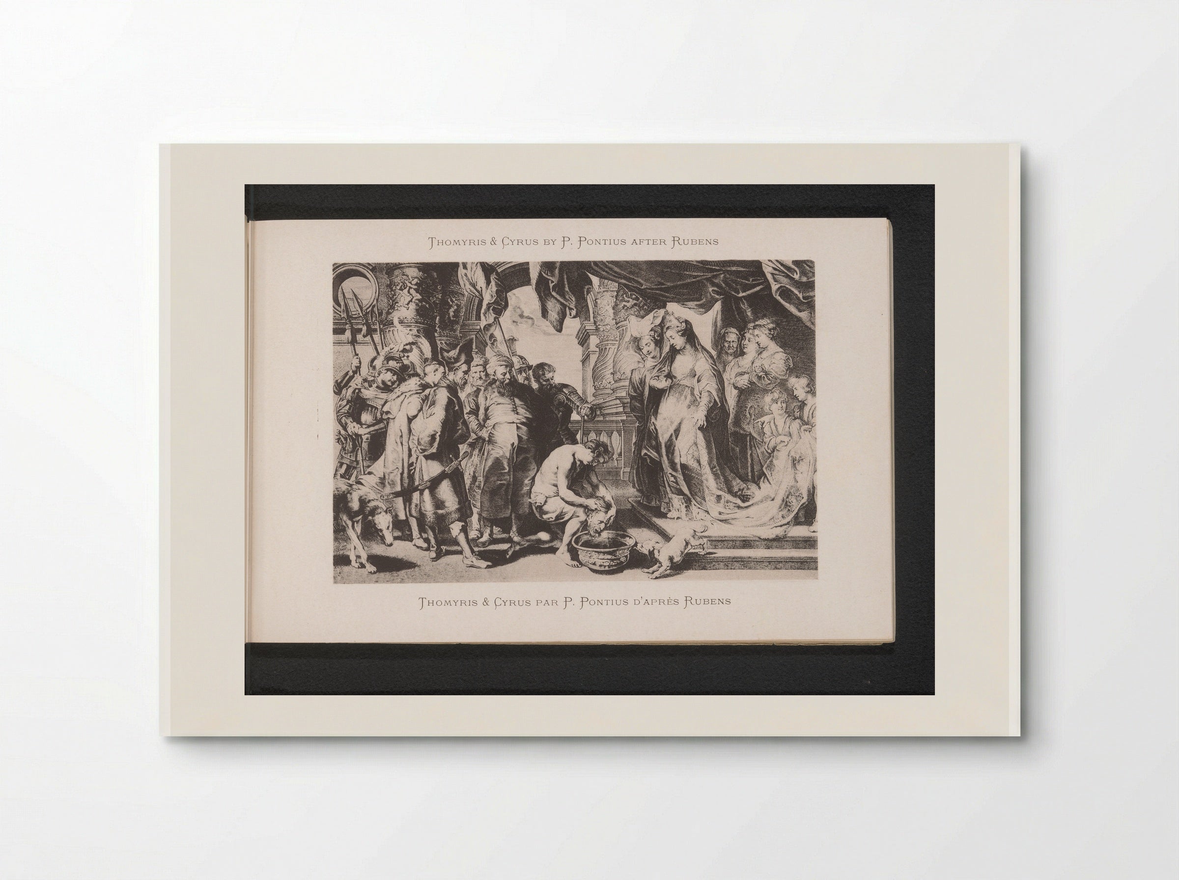 The Head of Cyrus Brought to Queen Tomyris - Paulus Pontius - Poster