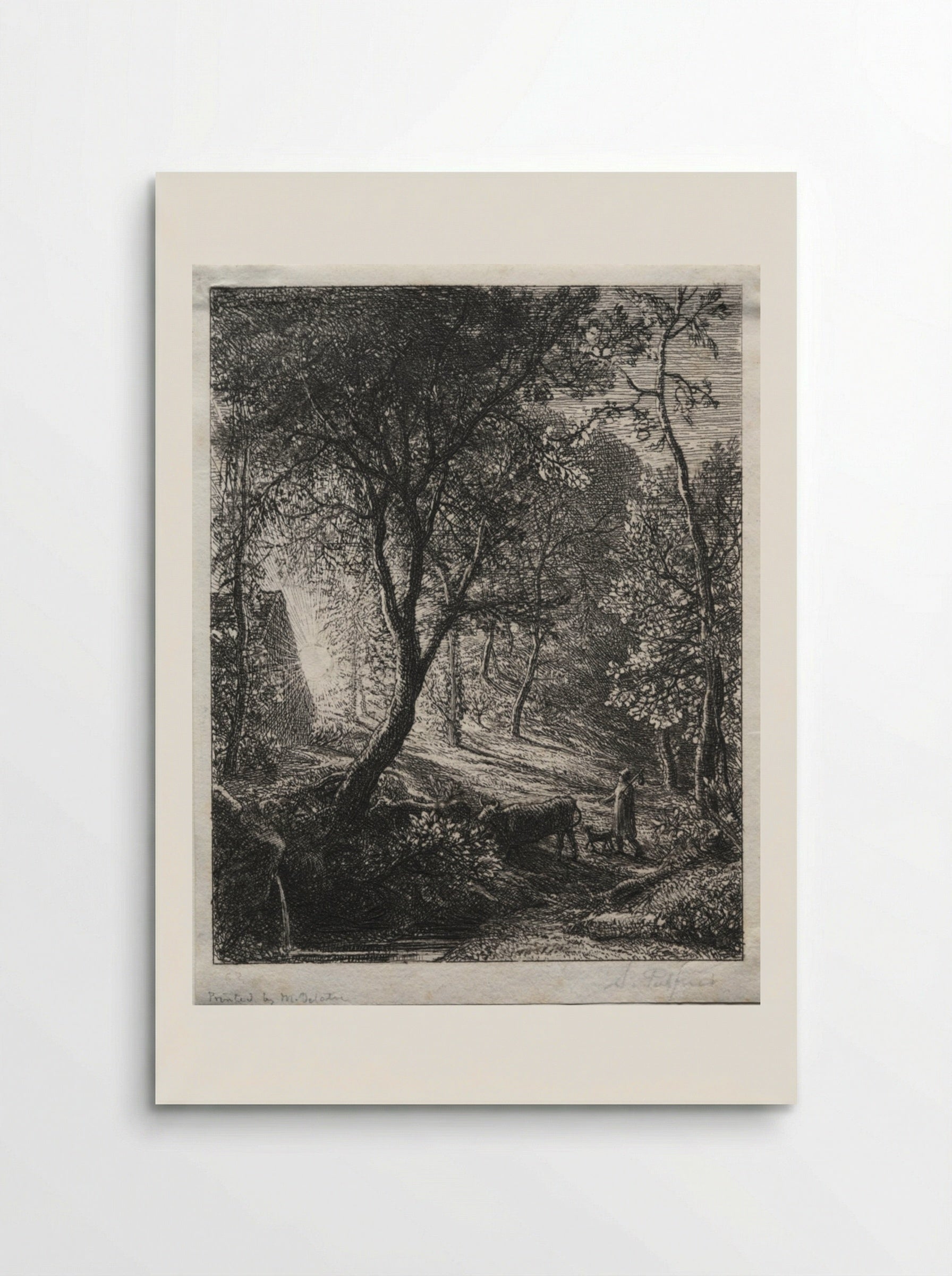 The Herdsman's Cottage - Samuel Palmer - Poster