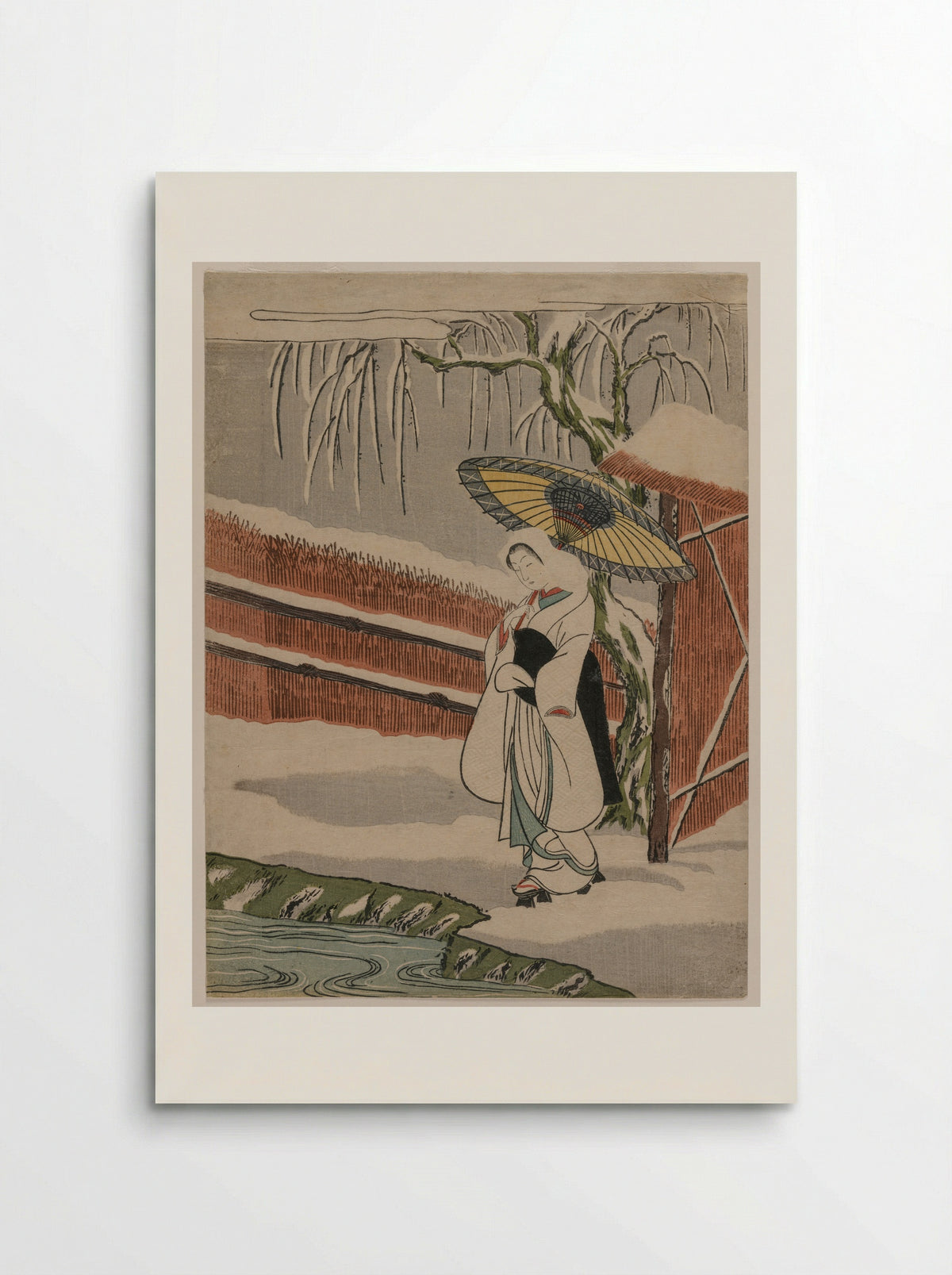 The Heron Maiden - Suzuki Harunobu - Poster