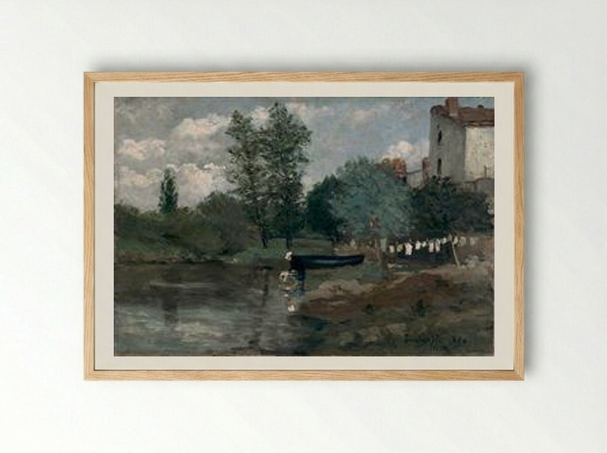 The High Island - Maxime Maufra - Framed Print Wood